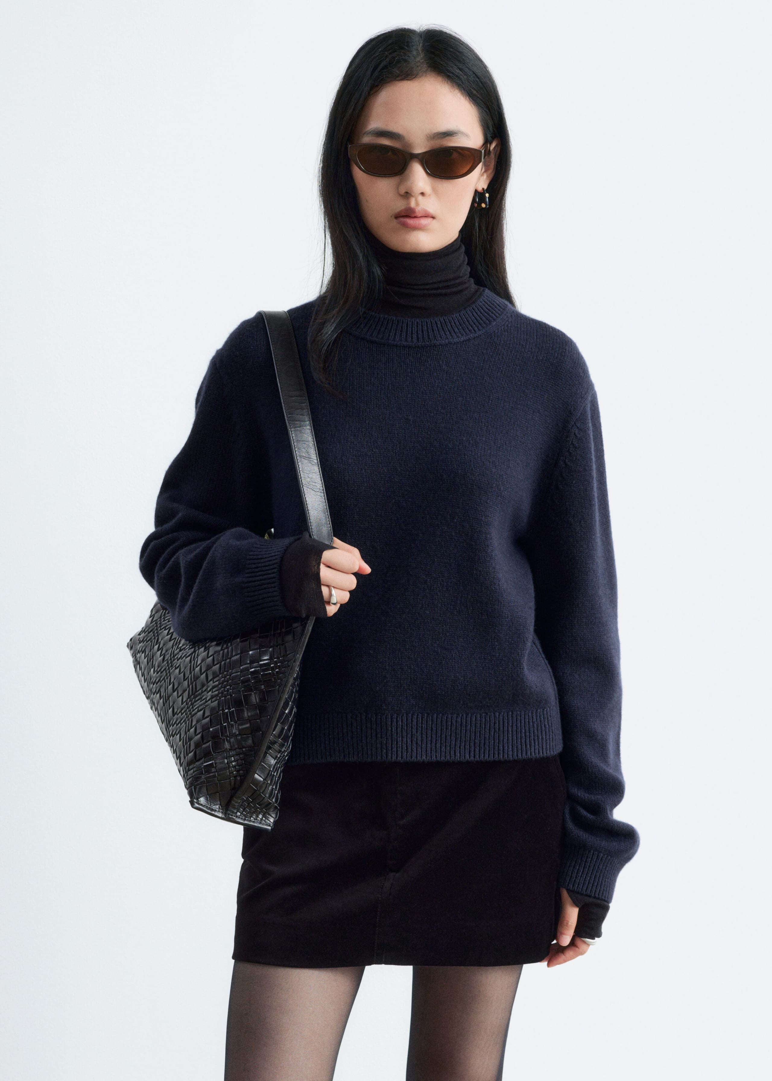 Cashmere-Blend Jumper - Red - Lookbook