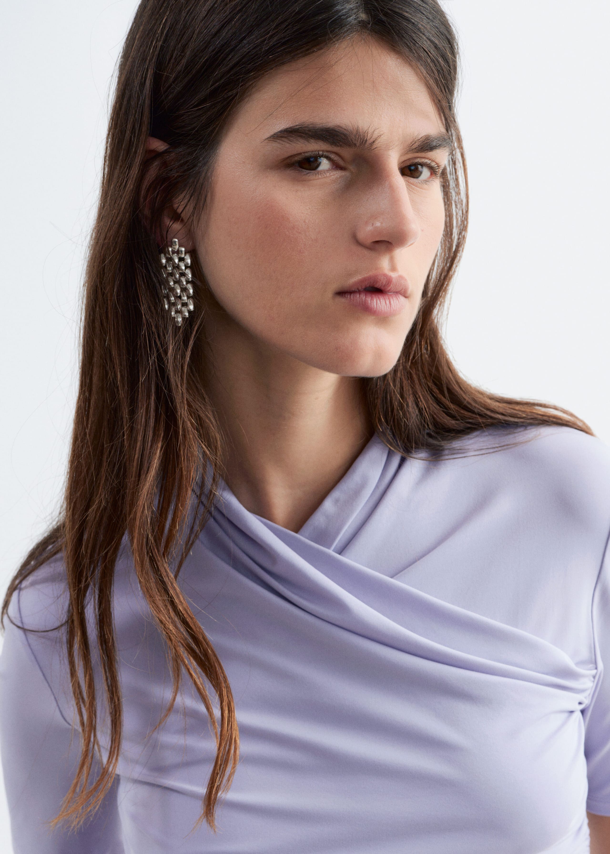 Image of Chain Pendant Earrings