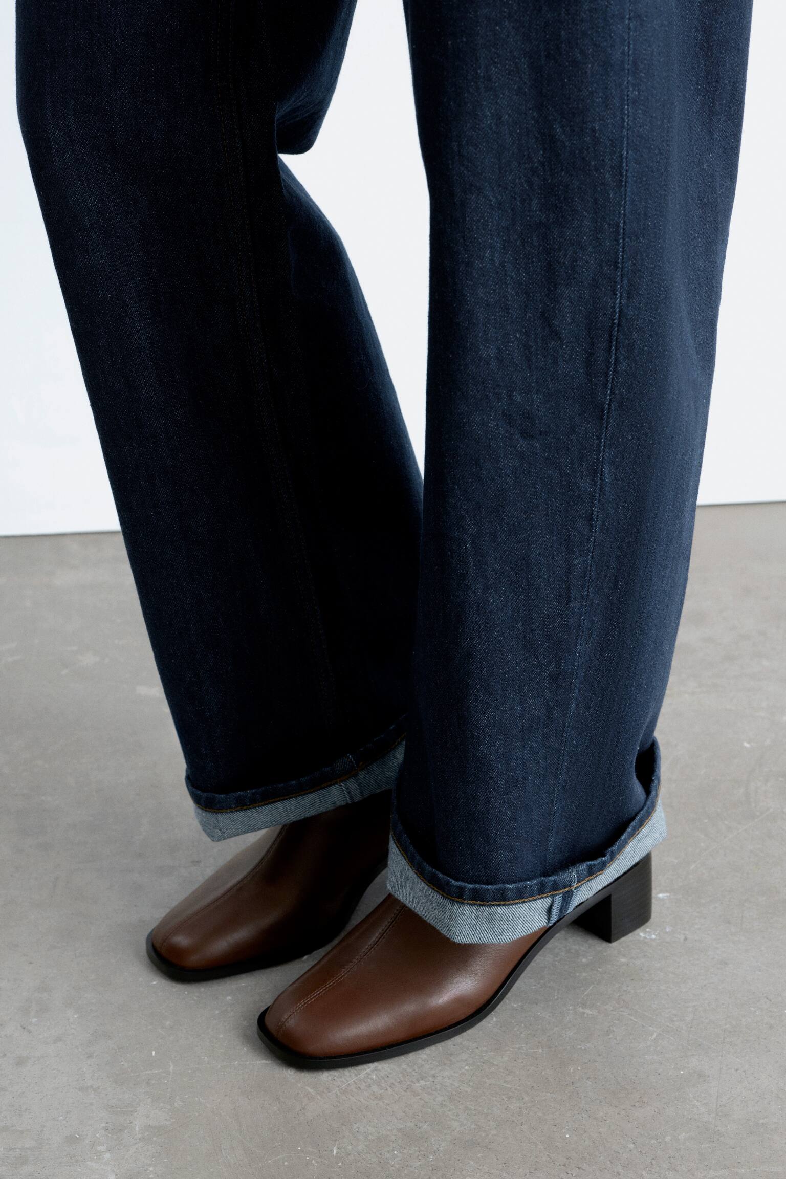 Nappa Sock Boots - חום/שחור - 5