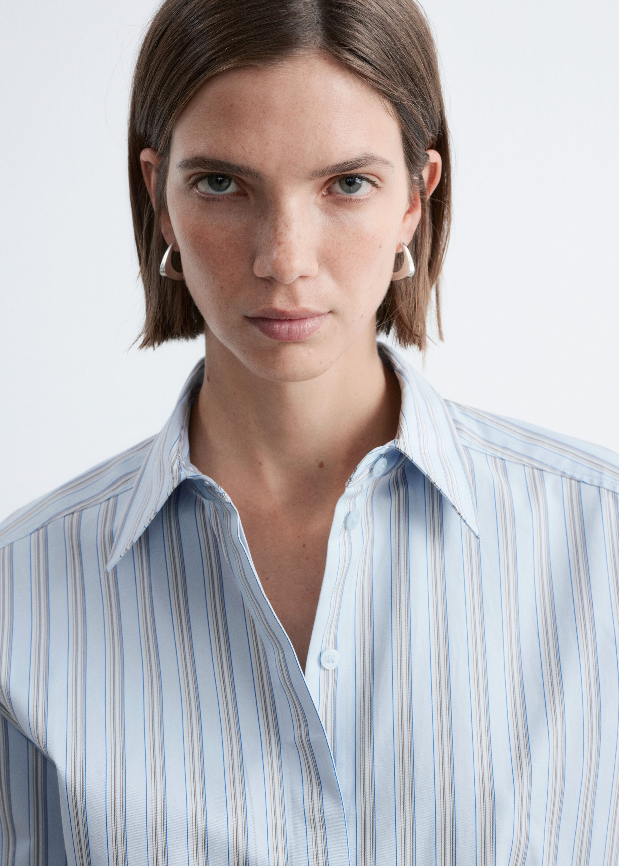 Image of Wrap Shirt Mini Dress