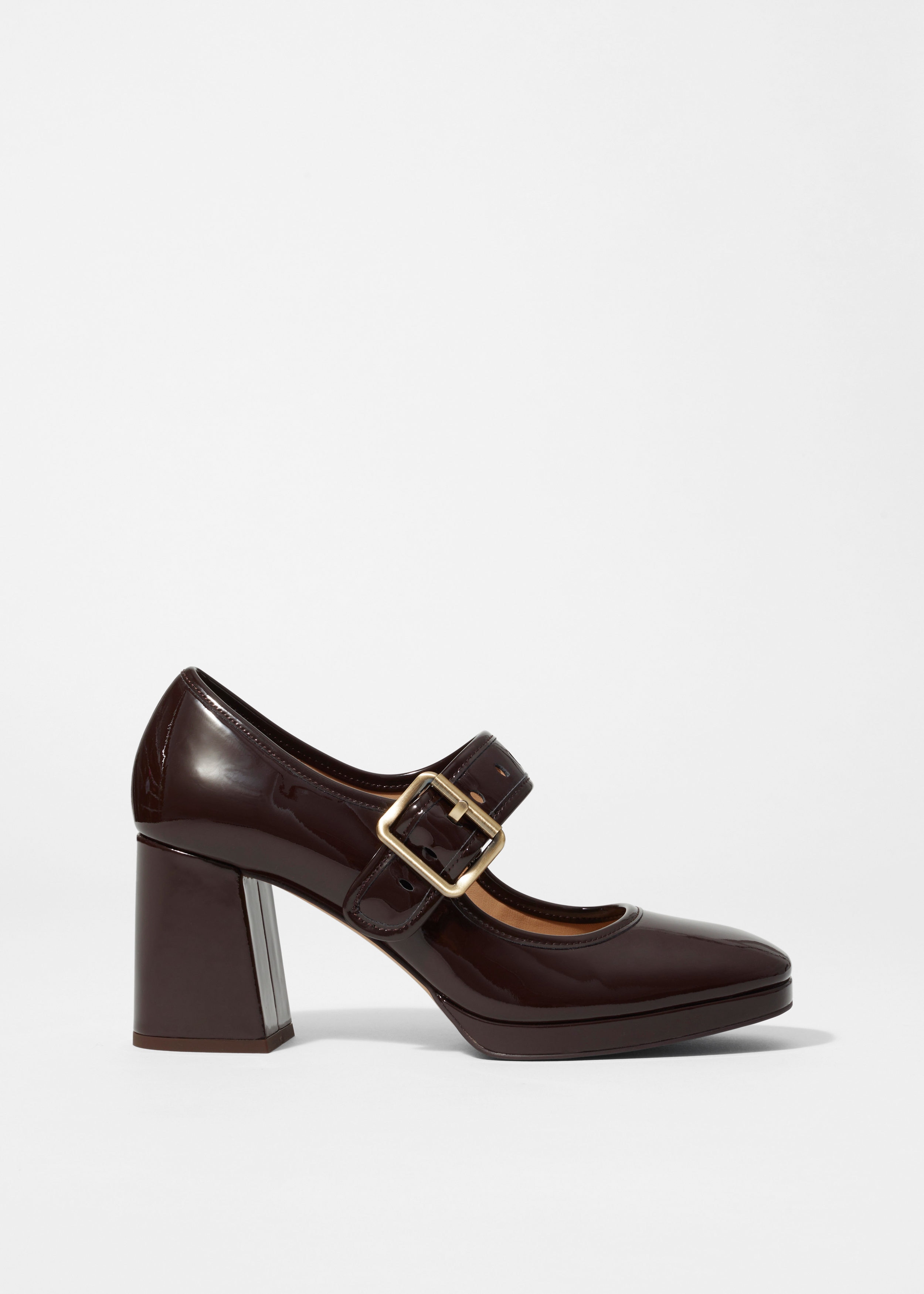Image of Mary-Jane-Pumps aus Leder