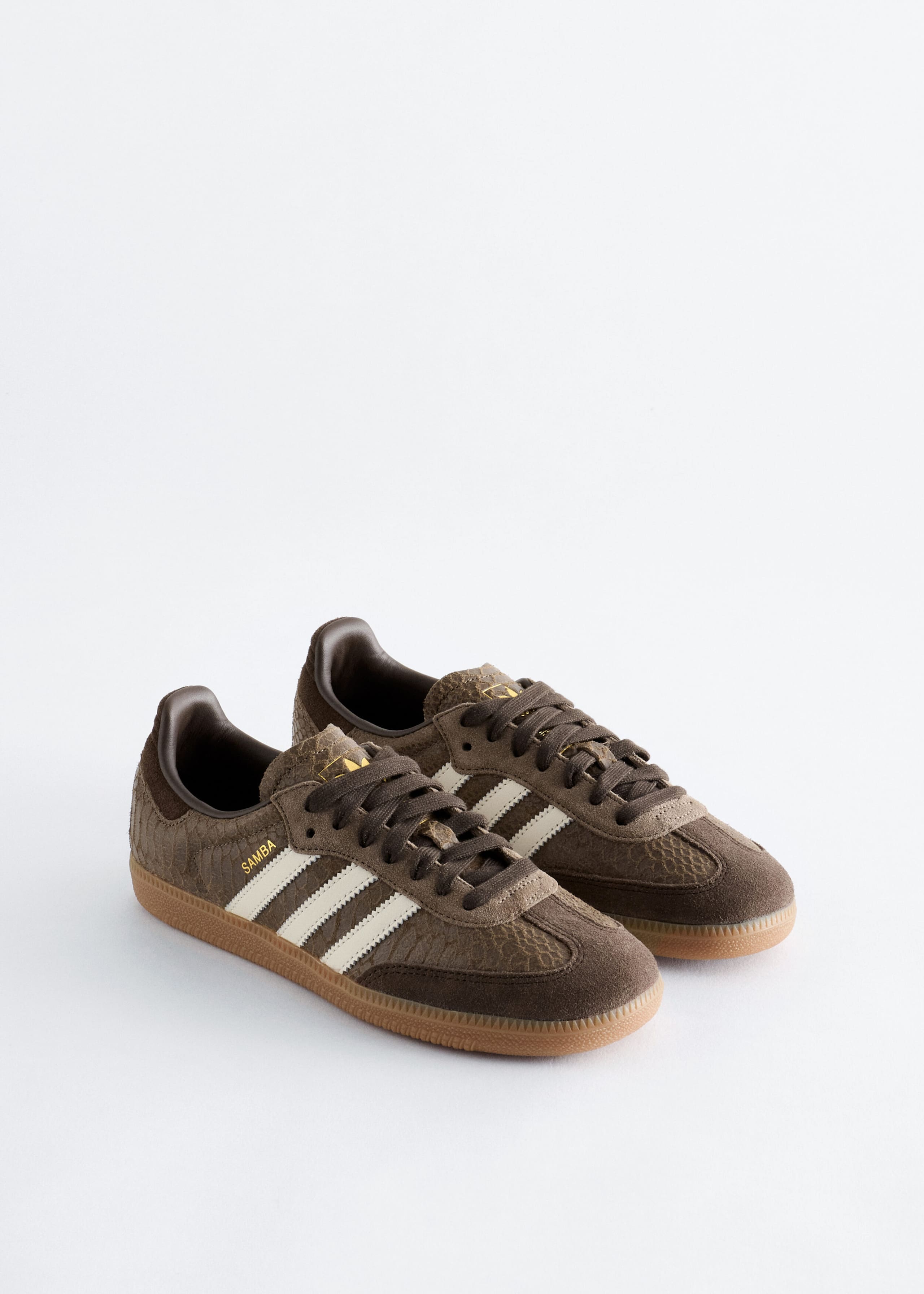adidas Samba OG Sneakers - Brown/Faux Snake - Still Life