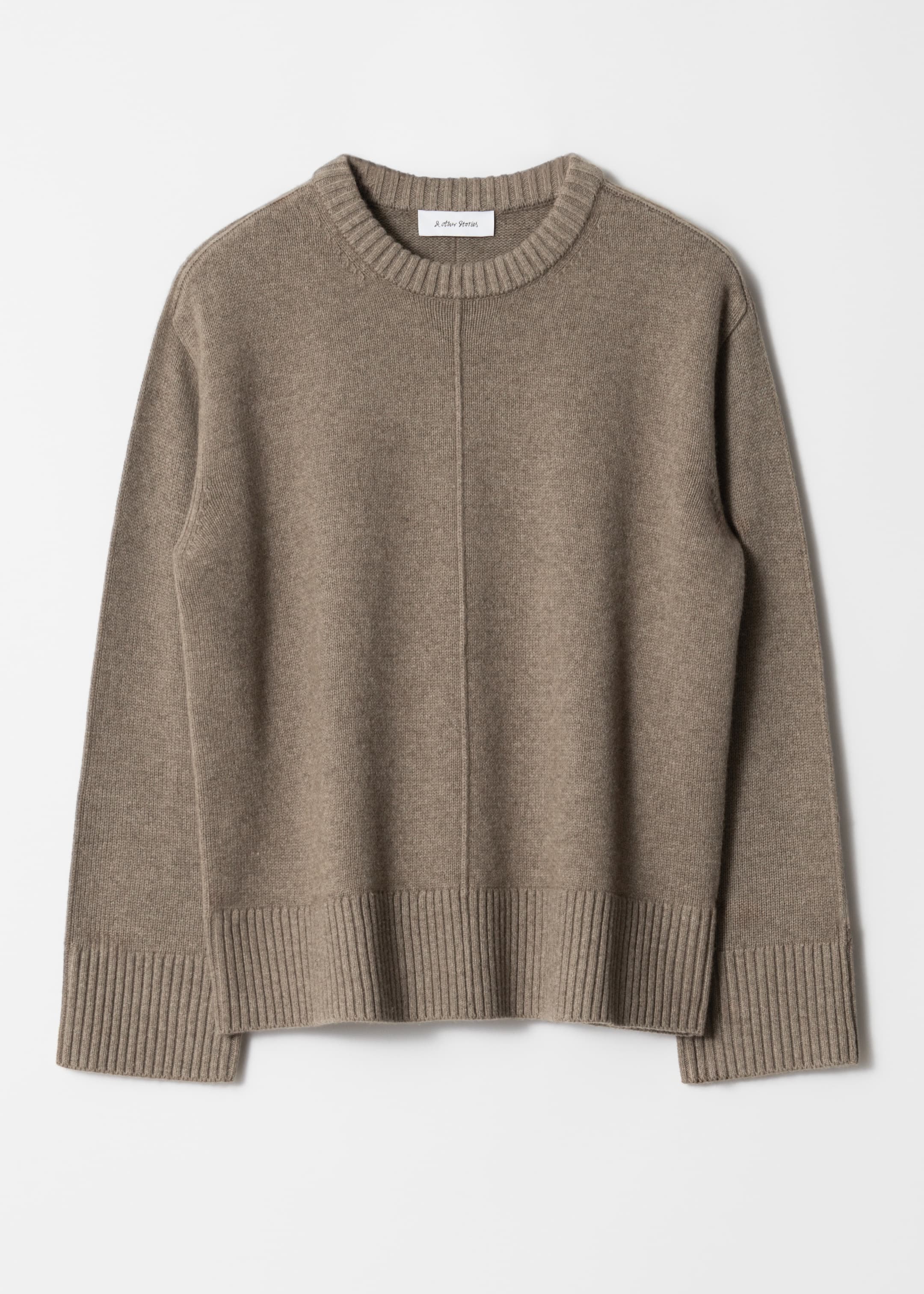 Grotere afbeelding bekijken: Oversized Knit Jumper - Mole - DAMES | H&M BE 1
