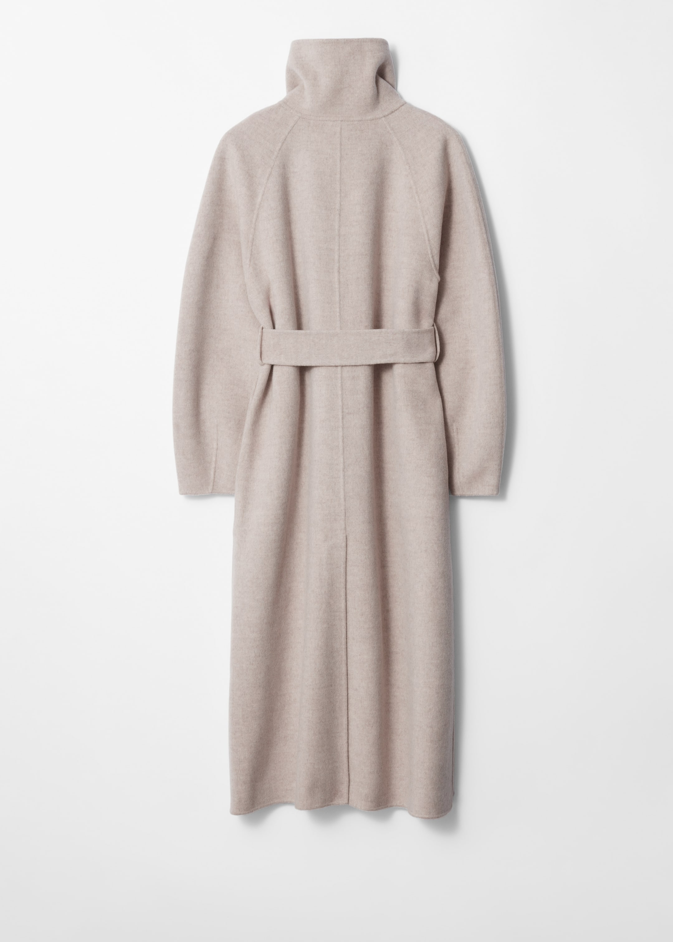Grösseres Bild ansehen: Wollmantel mit Tunnelkragen - Beige - DAMEN | H&M CH 1