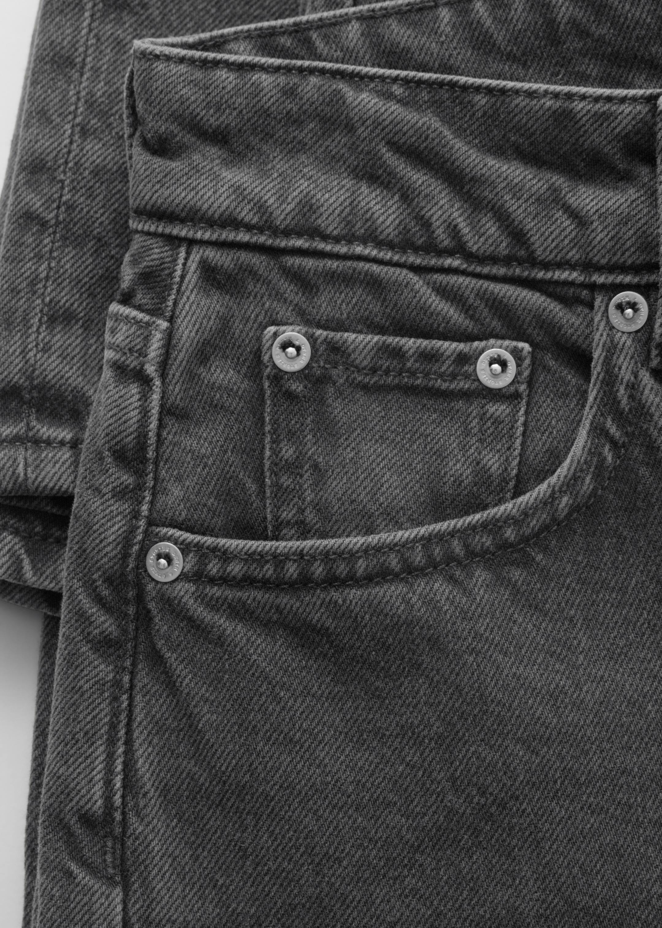 Se større billede: Relaxed Wide-Leg Jeans - Sort - DAME | H&M DK 2