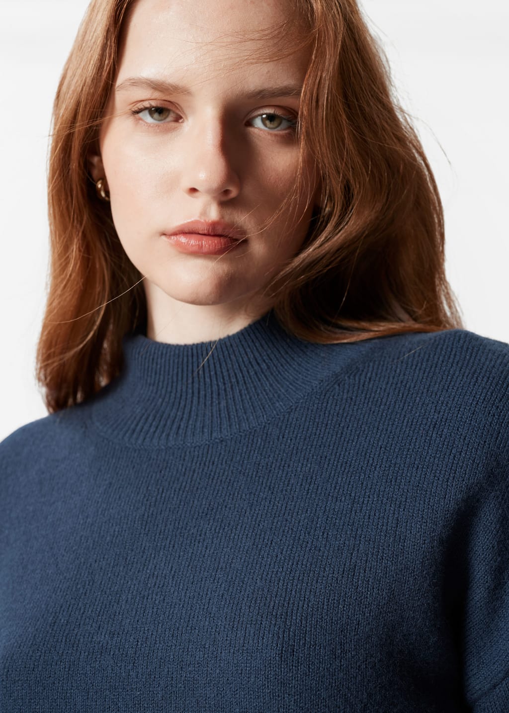 Pullover a lupetto - Blu scuro - Lookbook
