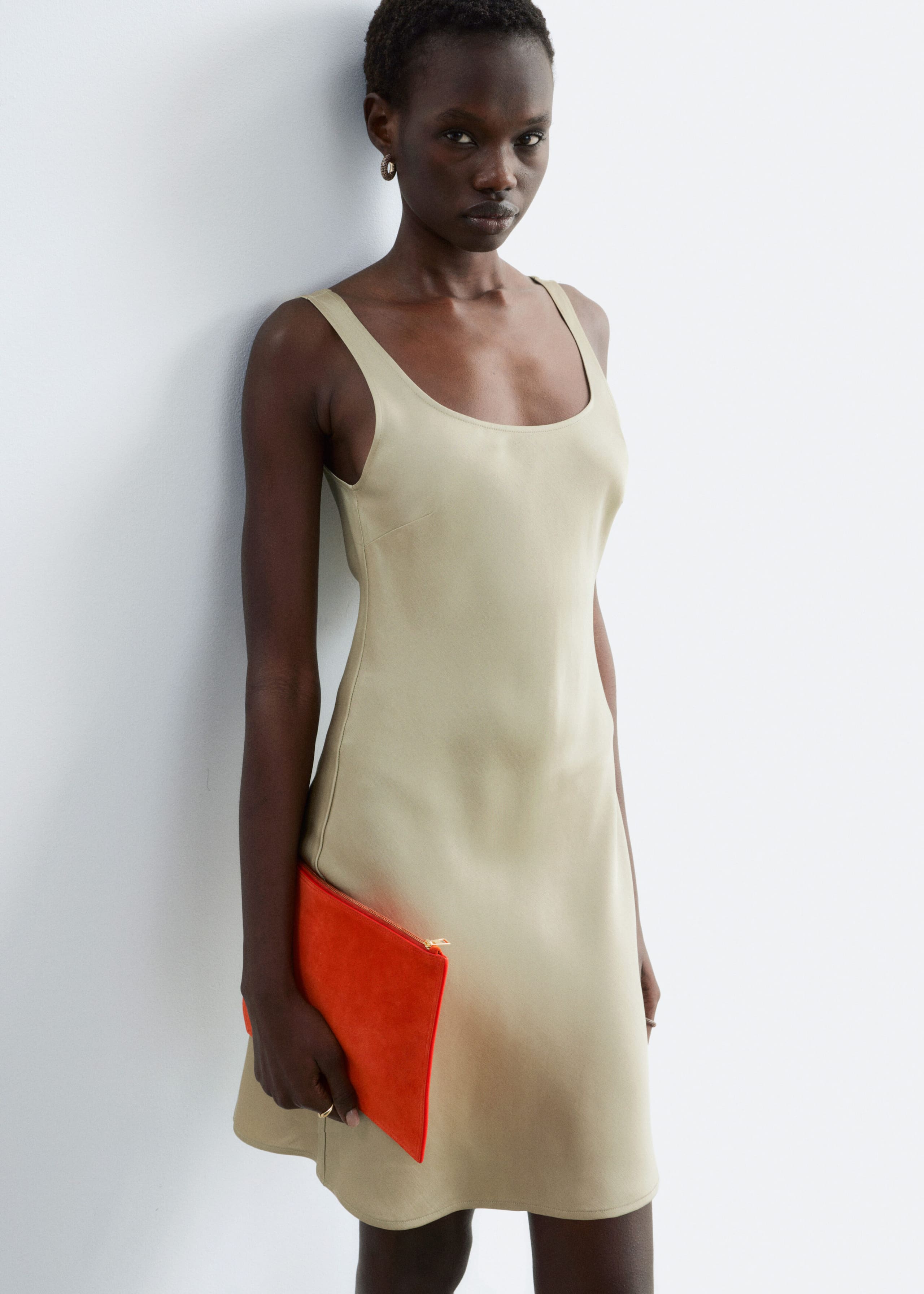 Image of Satin Slip Mini Dress