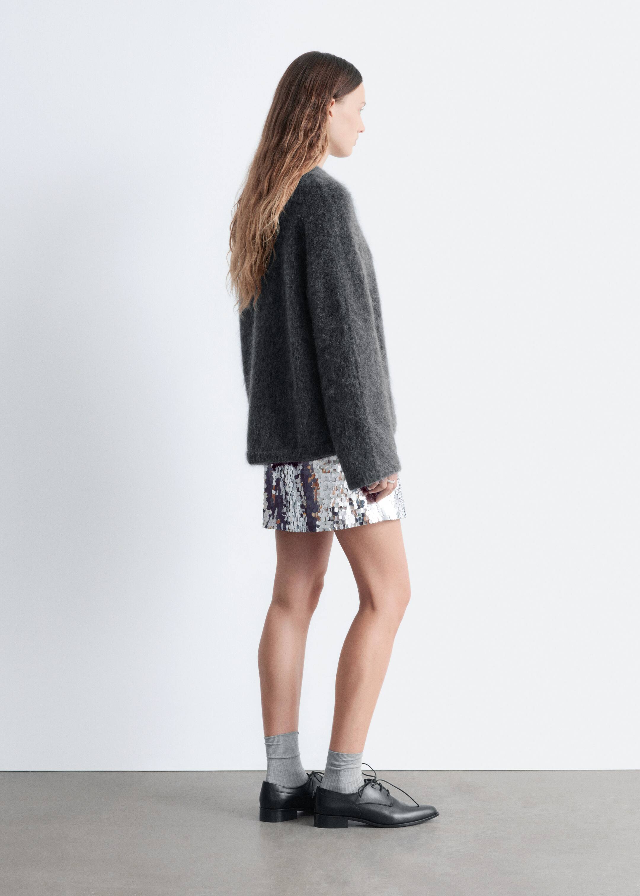 Grotere afbeelding bekijken: Mohair-Blend Jumper - Donkergrijs - DAMES | H&M BE 5