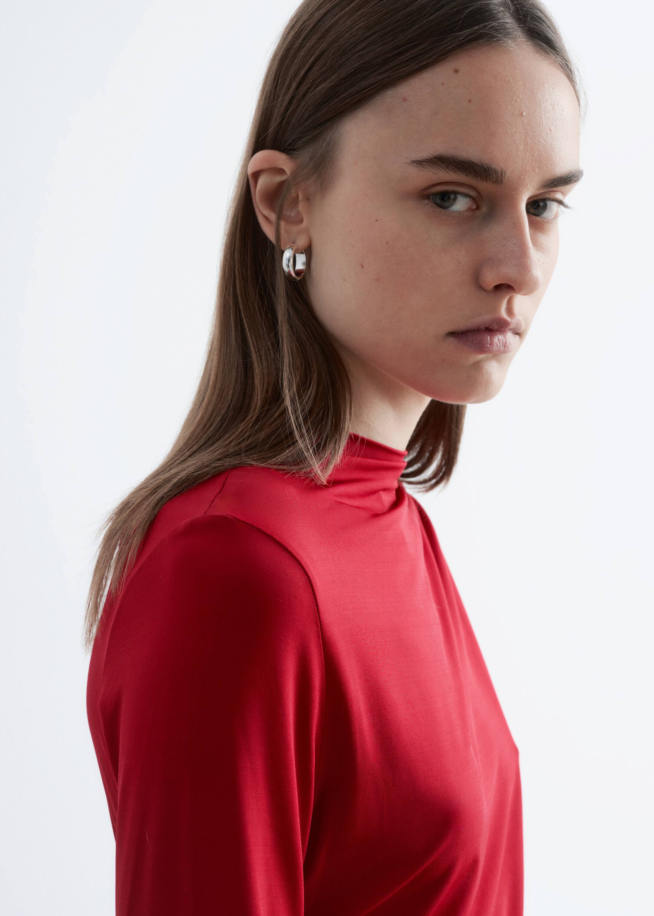 Nagyobb kép megtekintése: Draped Top - Piros - NŐI | H&M HU 3