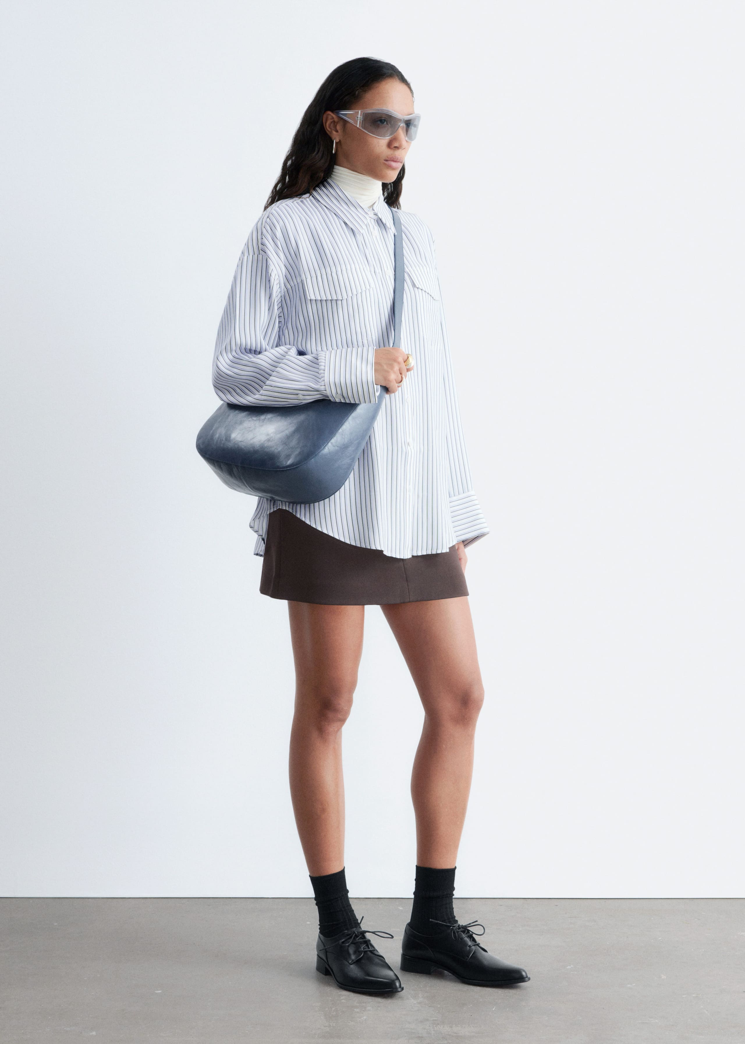 Image of Striped Patch-Pocket Shirt