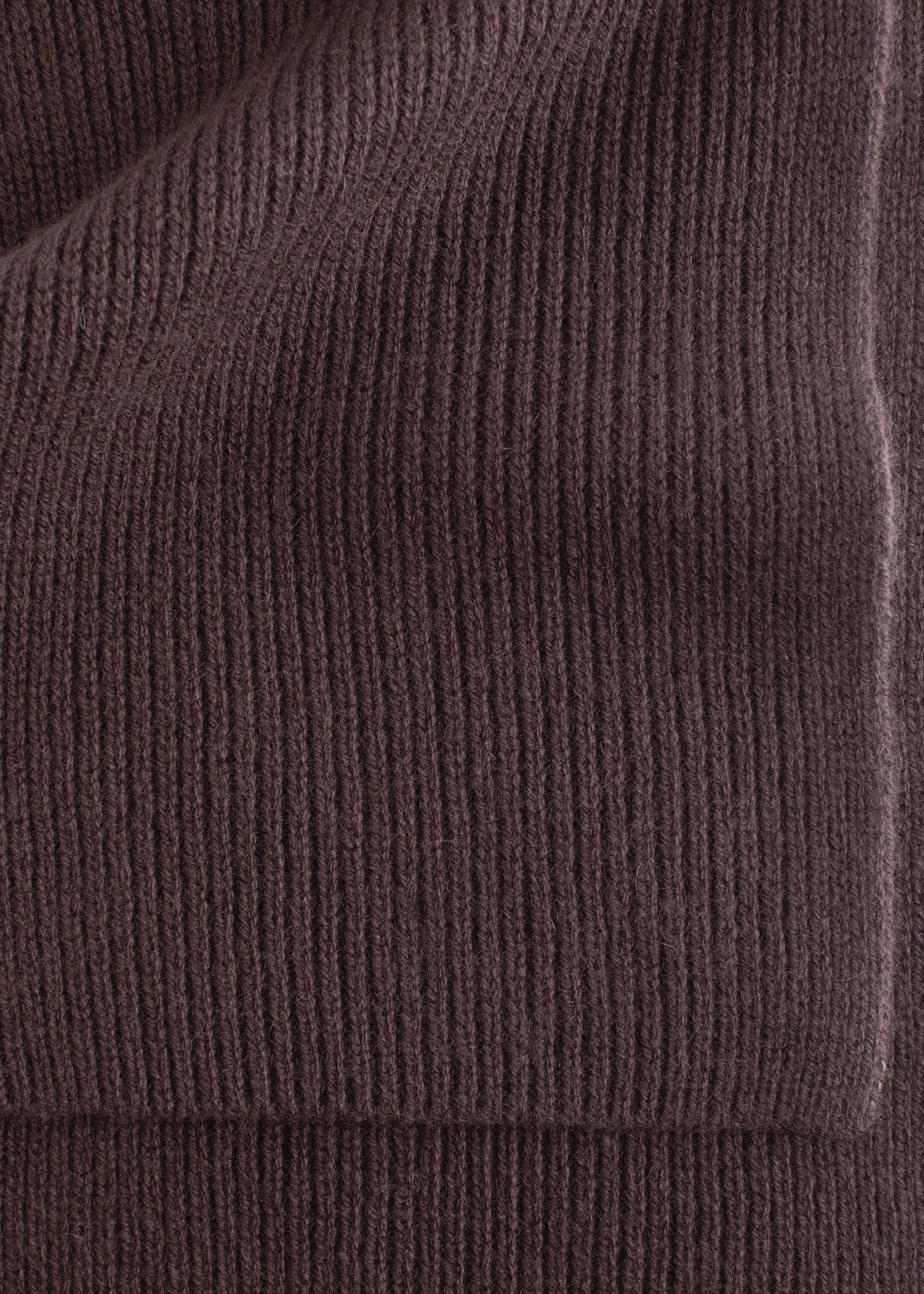 Größeres Bild ansehen: Kapuzenschal aus Wolle - Mahagoni - Ladies | H&M DE 3