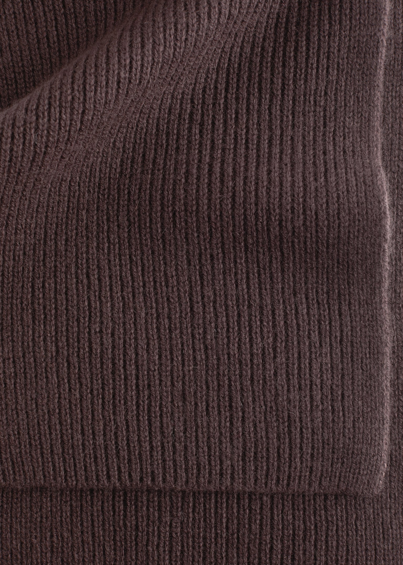 Hooded Wool Scarf - Mahogany/Černá/Kámen/Modrá - 3