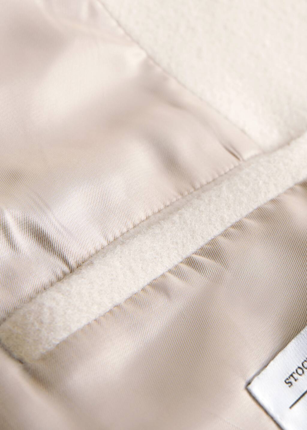 Oversized Wide Collar Wool Coat - {{variantName}} - Descriptive Detail