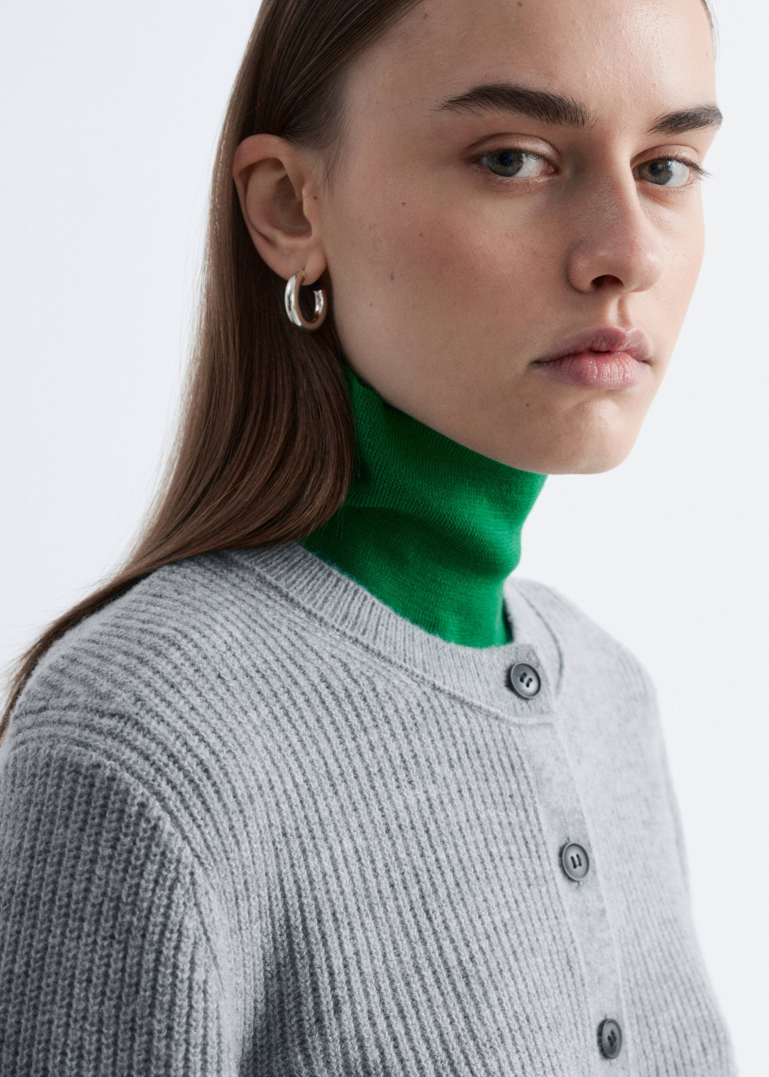 Image of Wool-Blend Cardigan