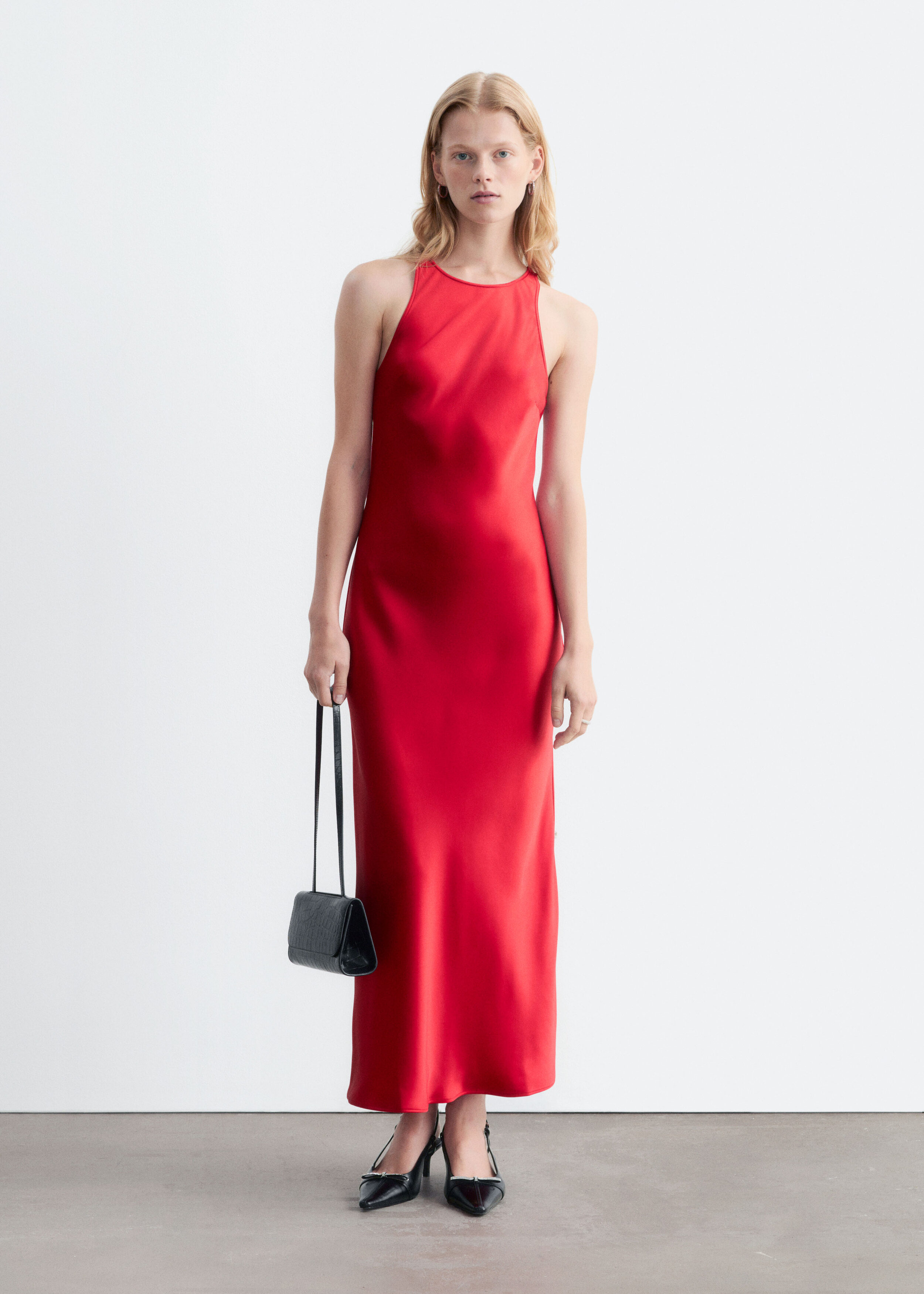 Sleeveless Satin Midi Dress by & Other Stories
