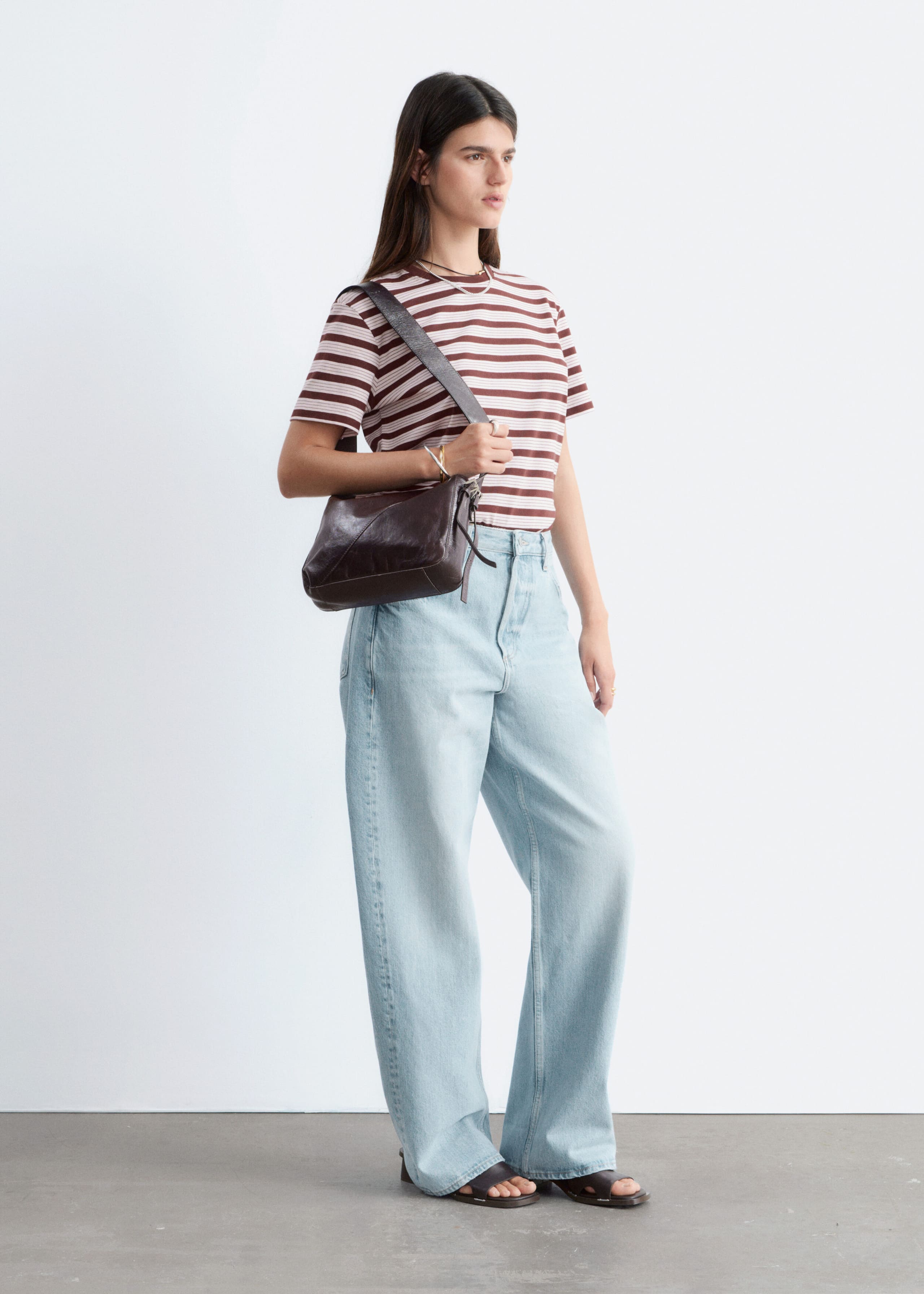 Image of Cotton Crew-Neck T-Shirt