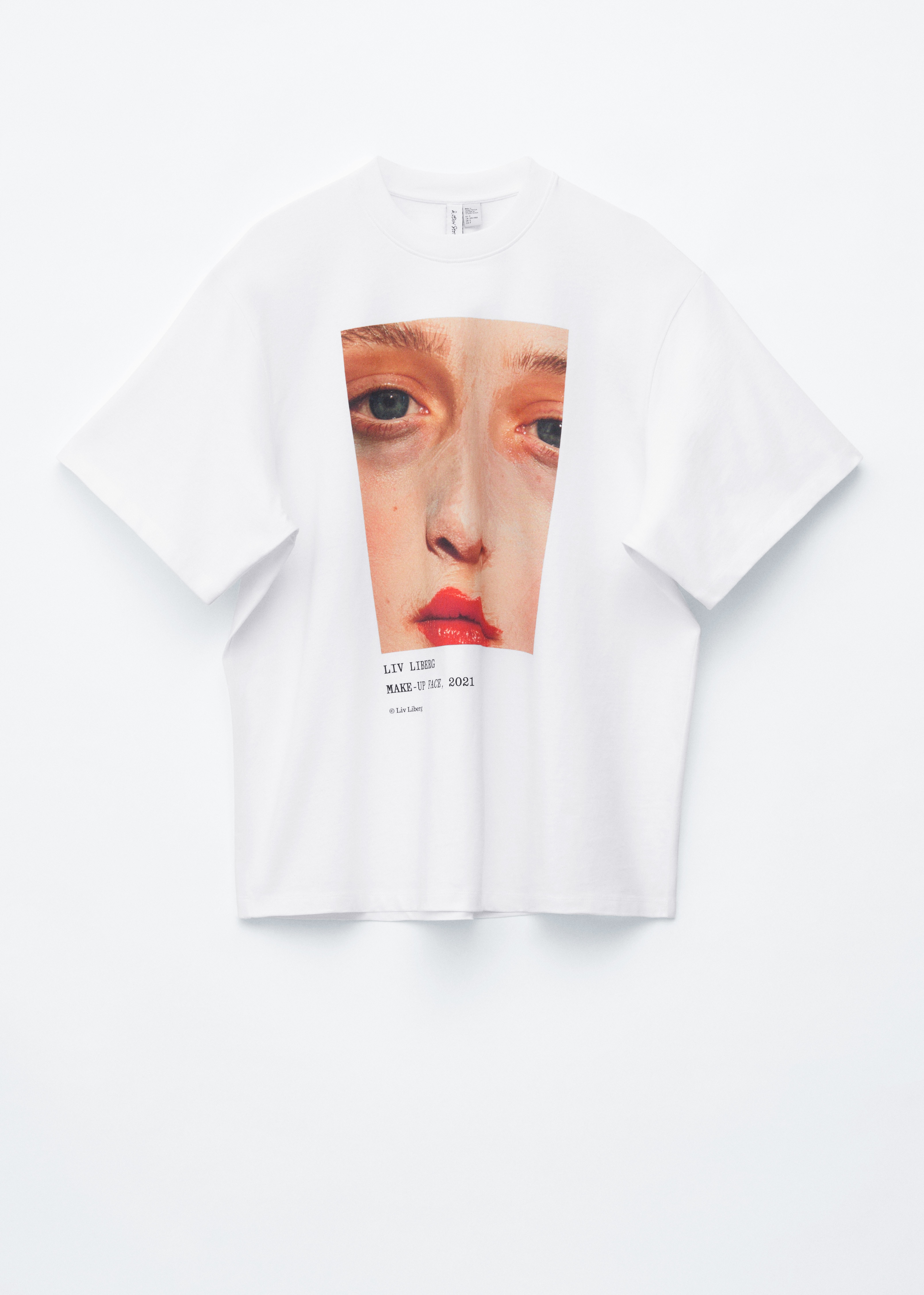 T-Shirt com estampado oversized - Branco/Impressão fotográfica/Branco/Impressão fotográfica/Branco/Impressão fotográfica