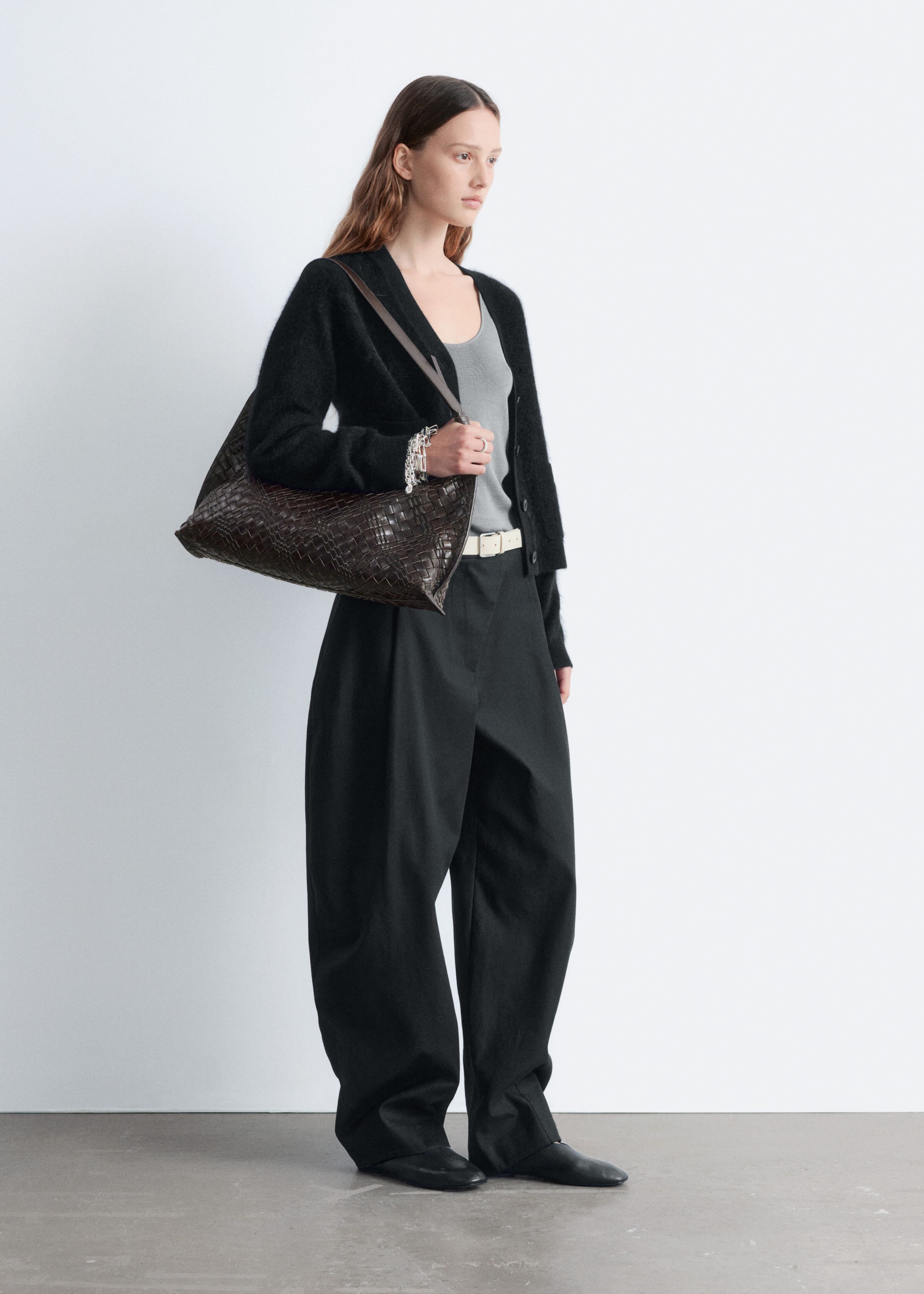 Image of Cropped Cashmere Cardigan