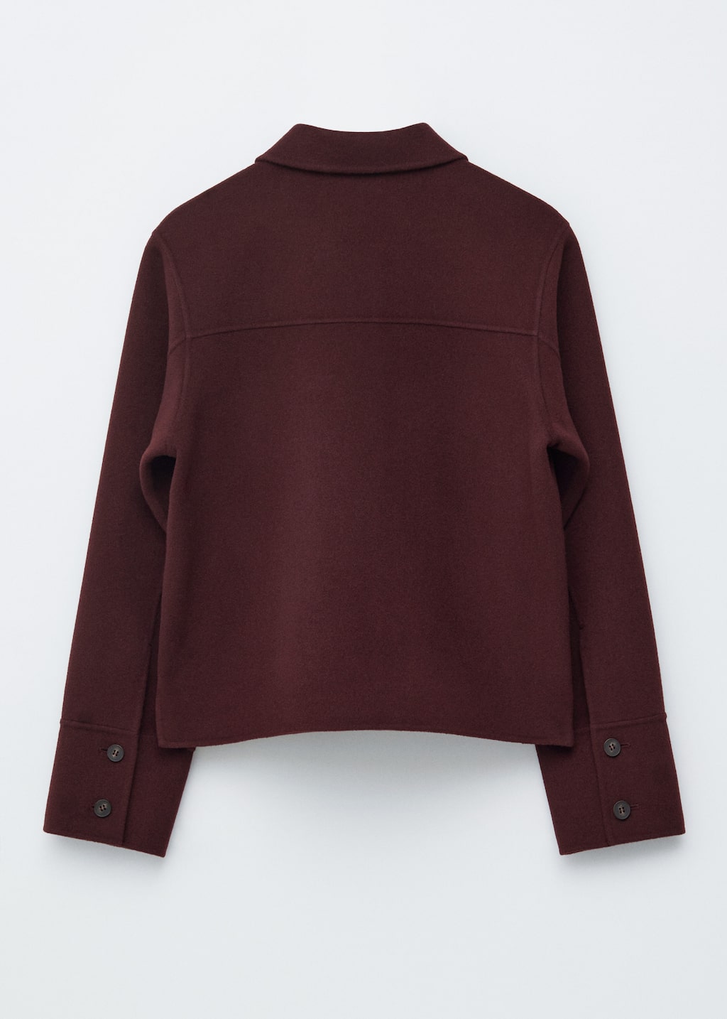 Image of Wolljacke mit Kragen