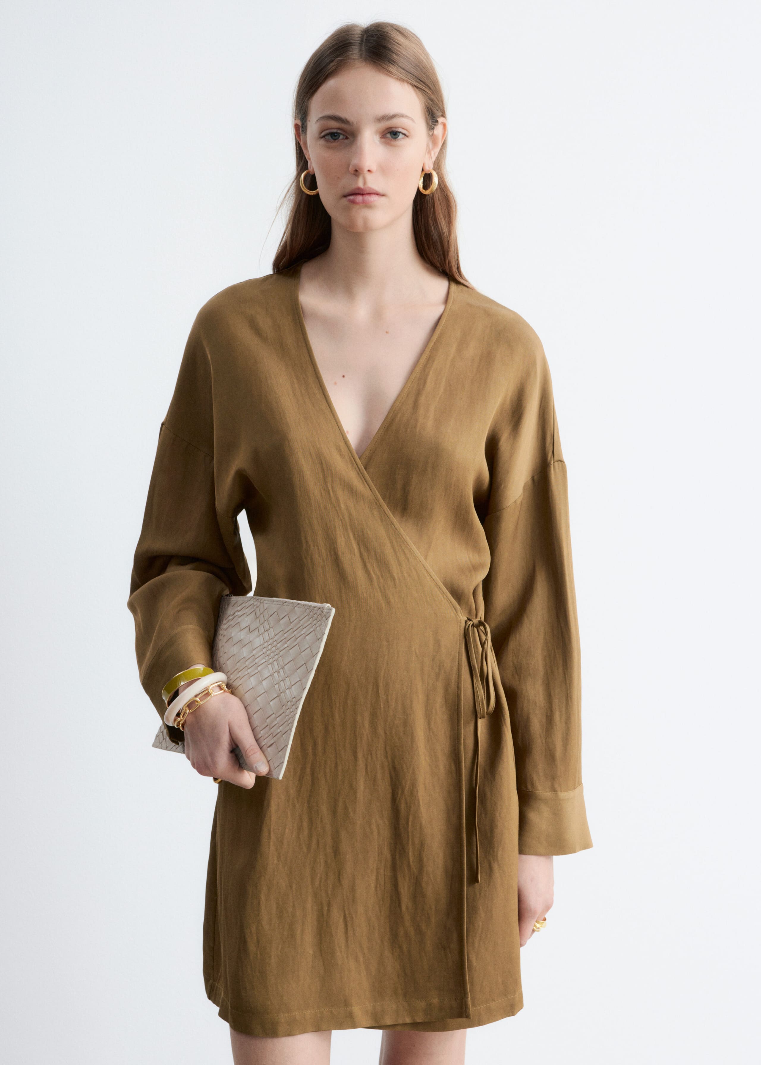 Image of Mini Wrap Dress