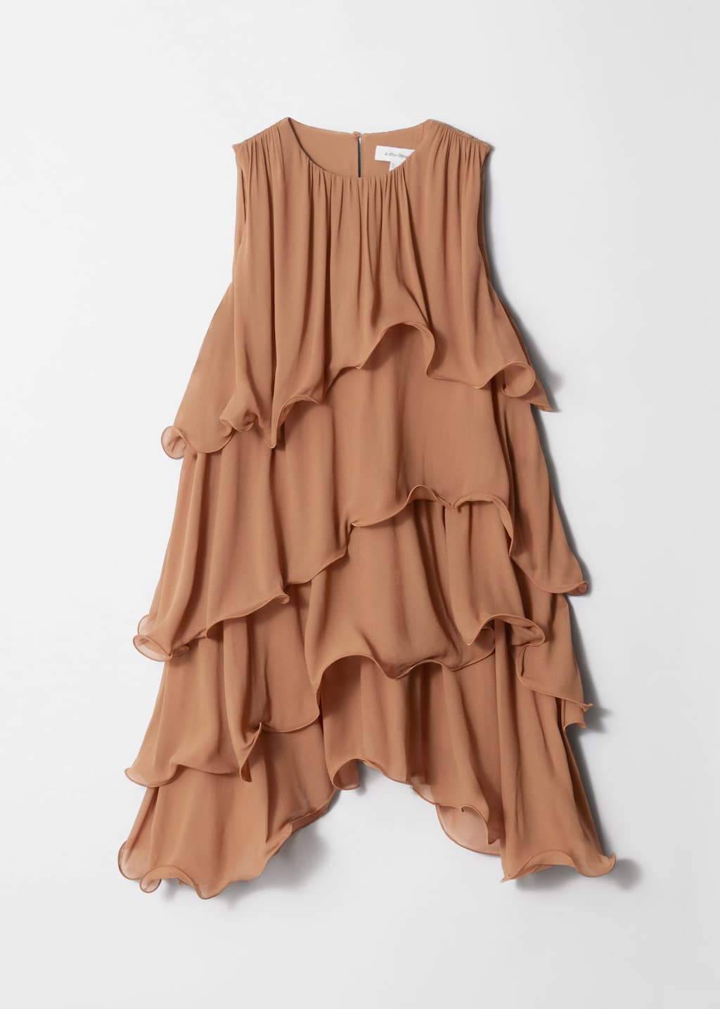 Image of Sleeveless Frill Mini Dress