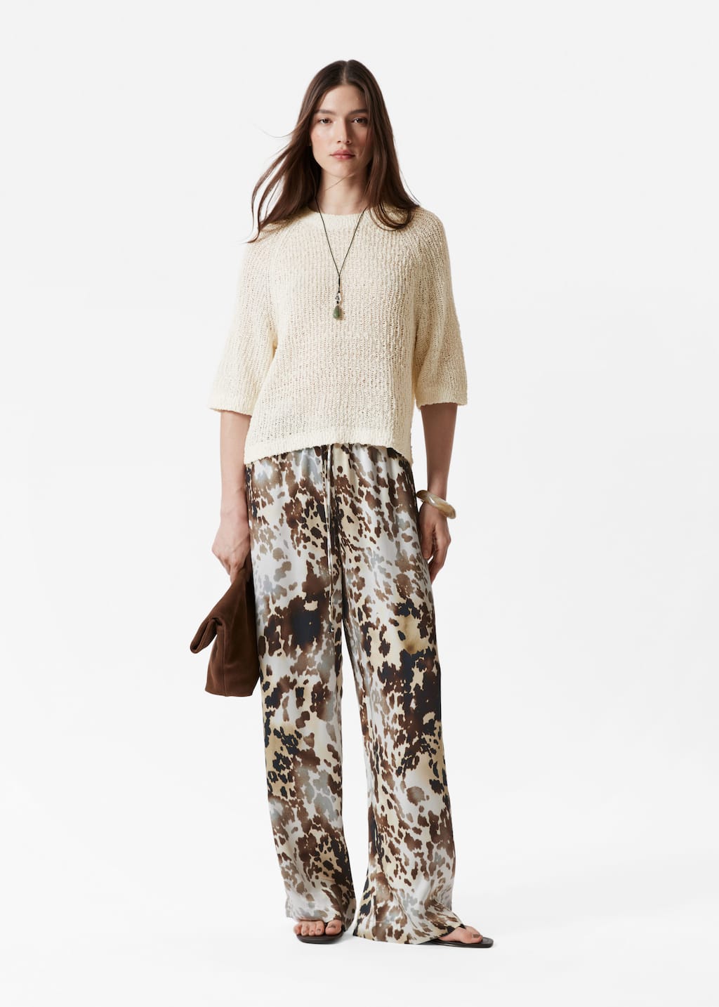 Knitted Silk-Blend t-shirt