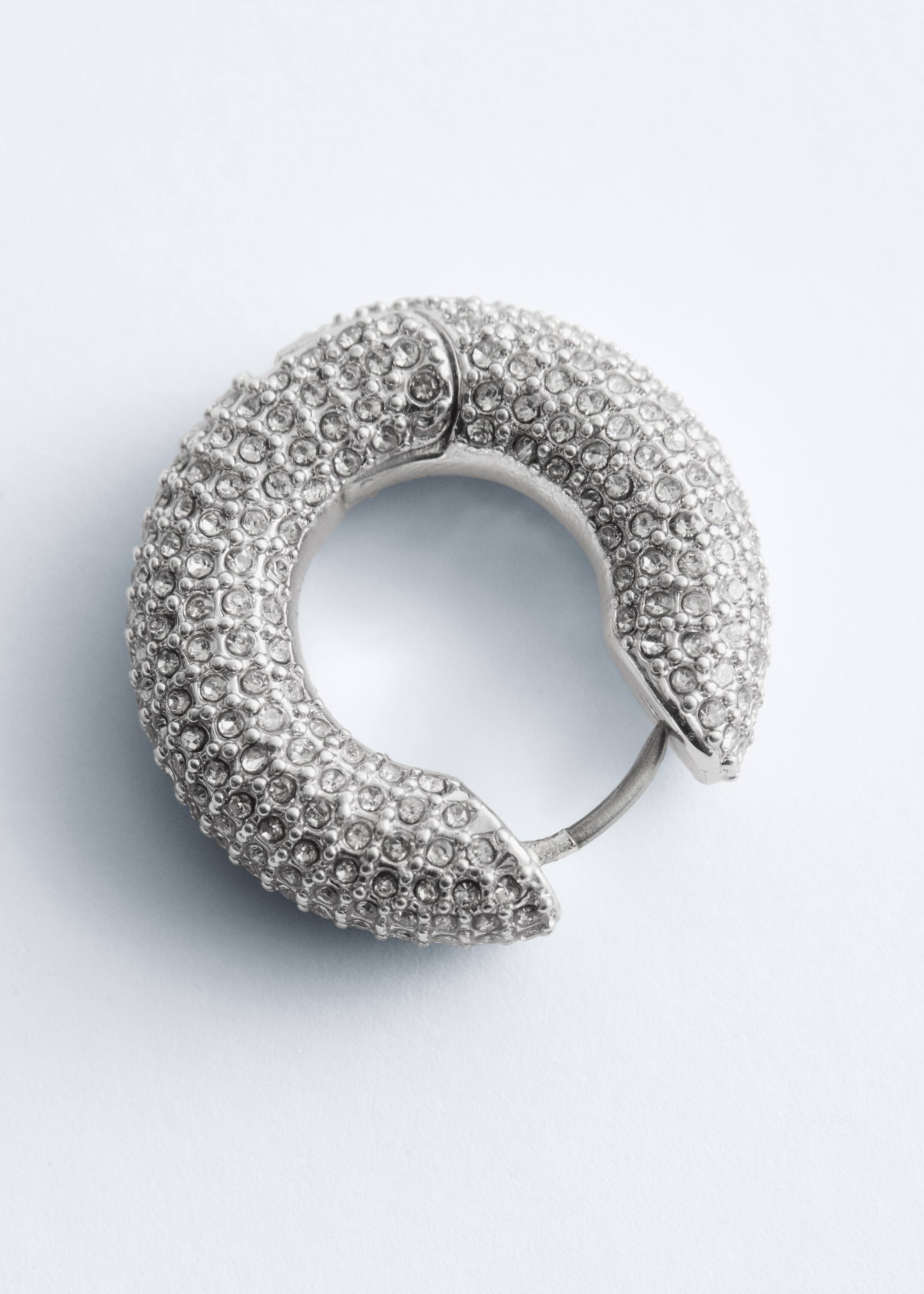 Zobrazit větší obrázek: Crystal Hoop Earrings - Silver - ŽENY | H&M CZ 4