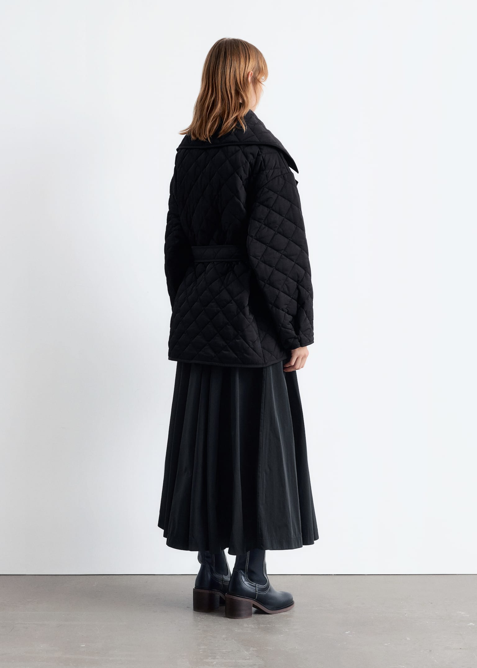 Veste matelassée - Noir/Vert kaki - 5