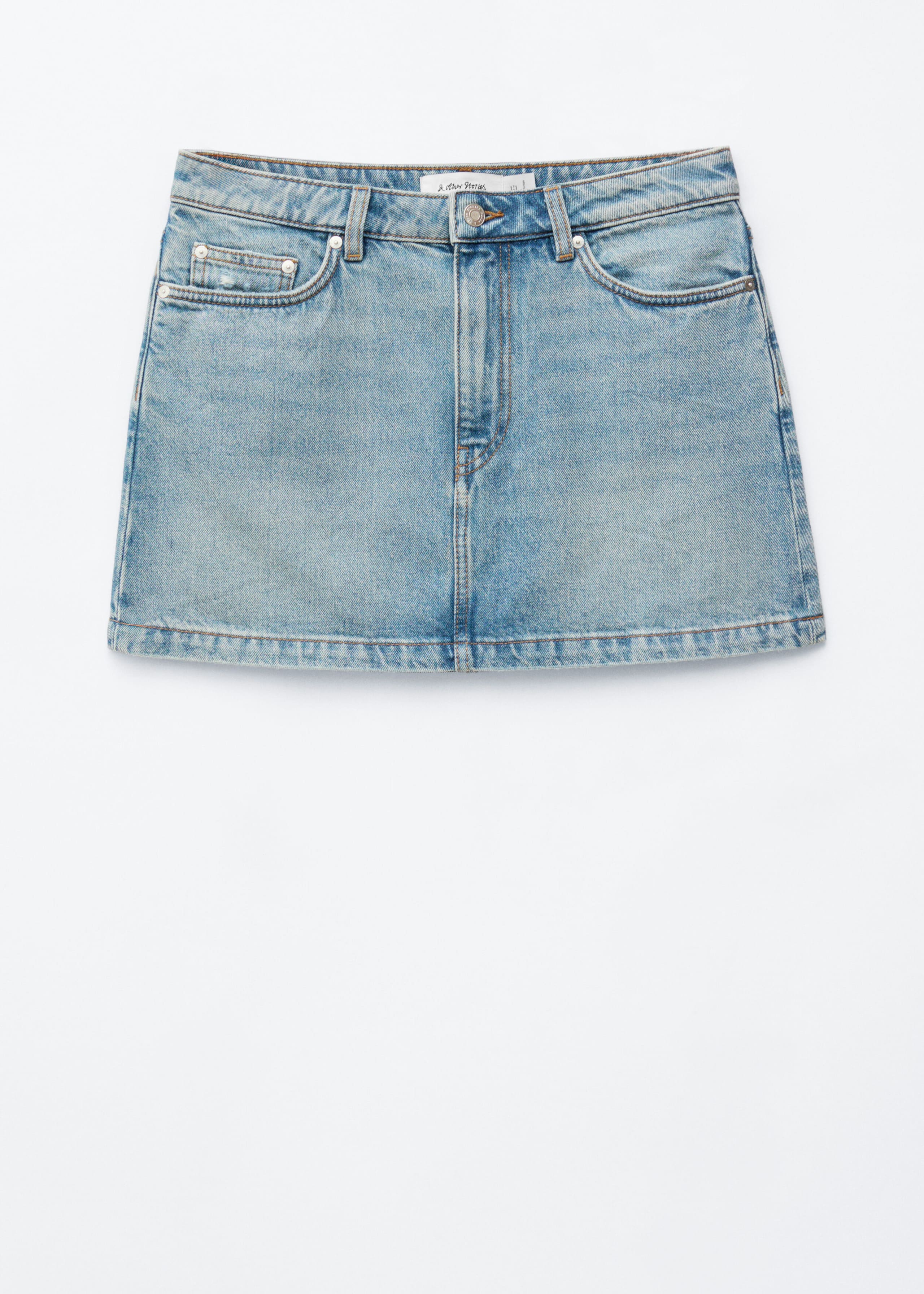 Image of Denim Mini Skirt