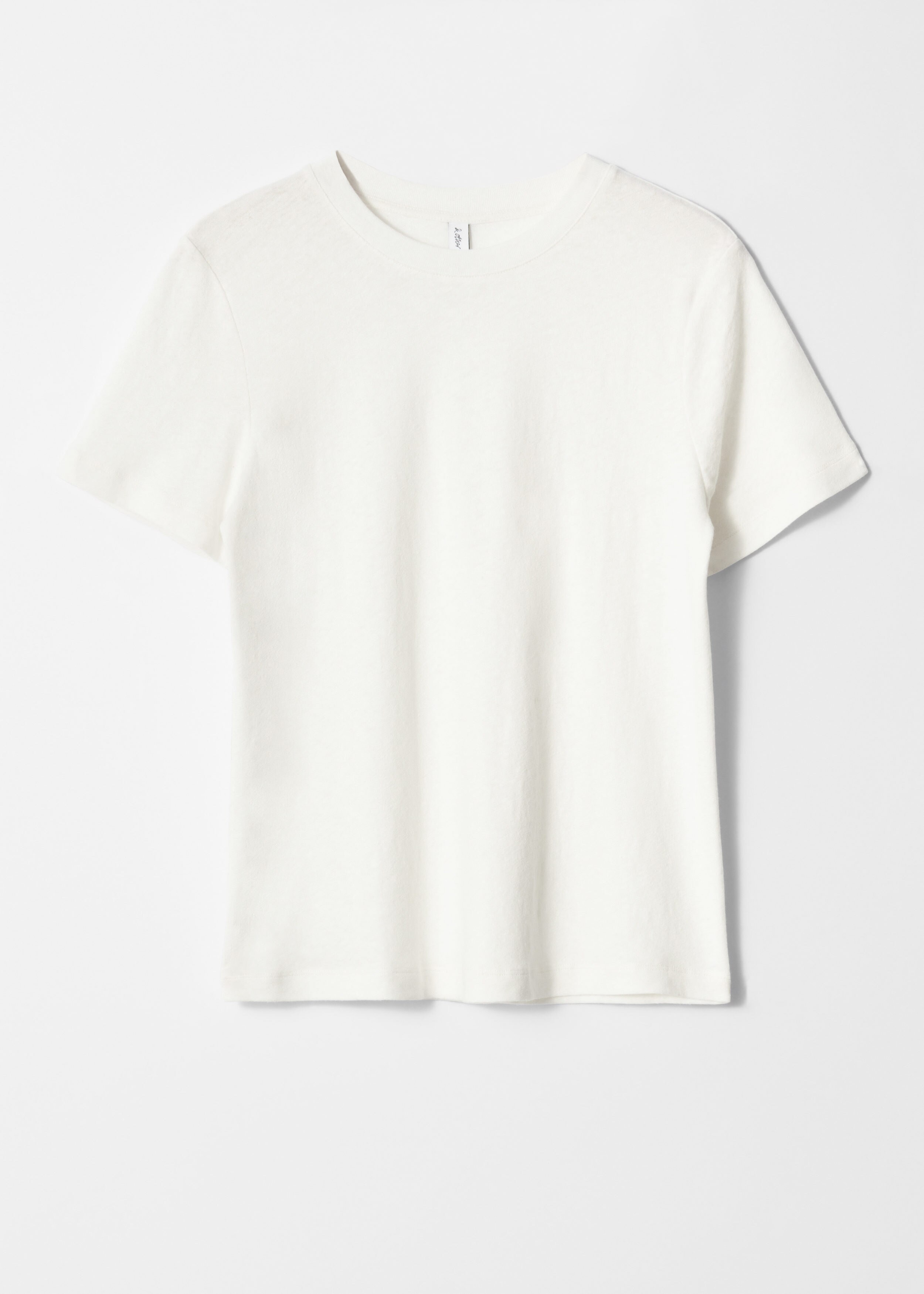 【送料&関税込】  Cotton-linen Blend T-shirt MANGO Cotton Linen-Blend T-Shirt | endource