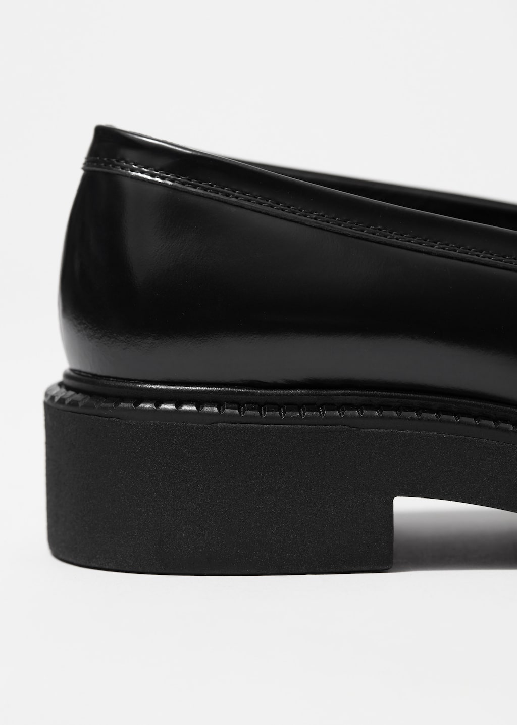 Image of Chunky Leather Loafers