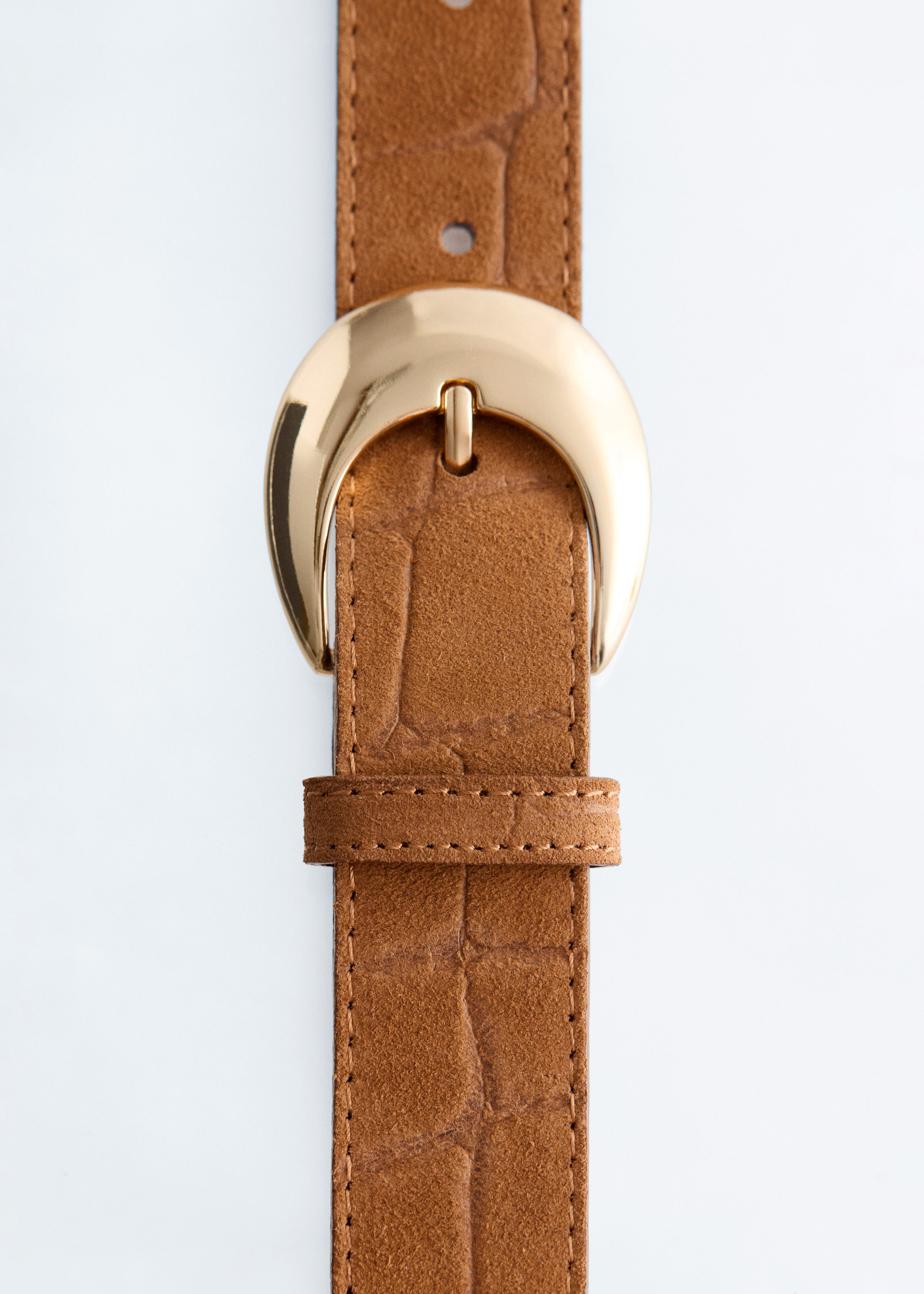 Croco Effect Belt - Beige/Faux Croco - & Other Stories GG