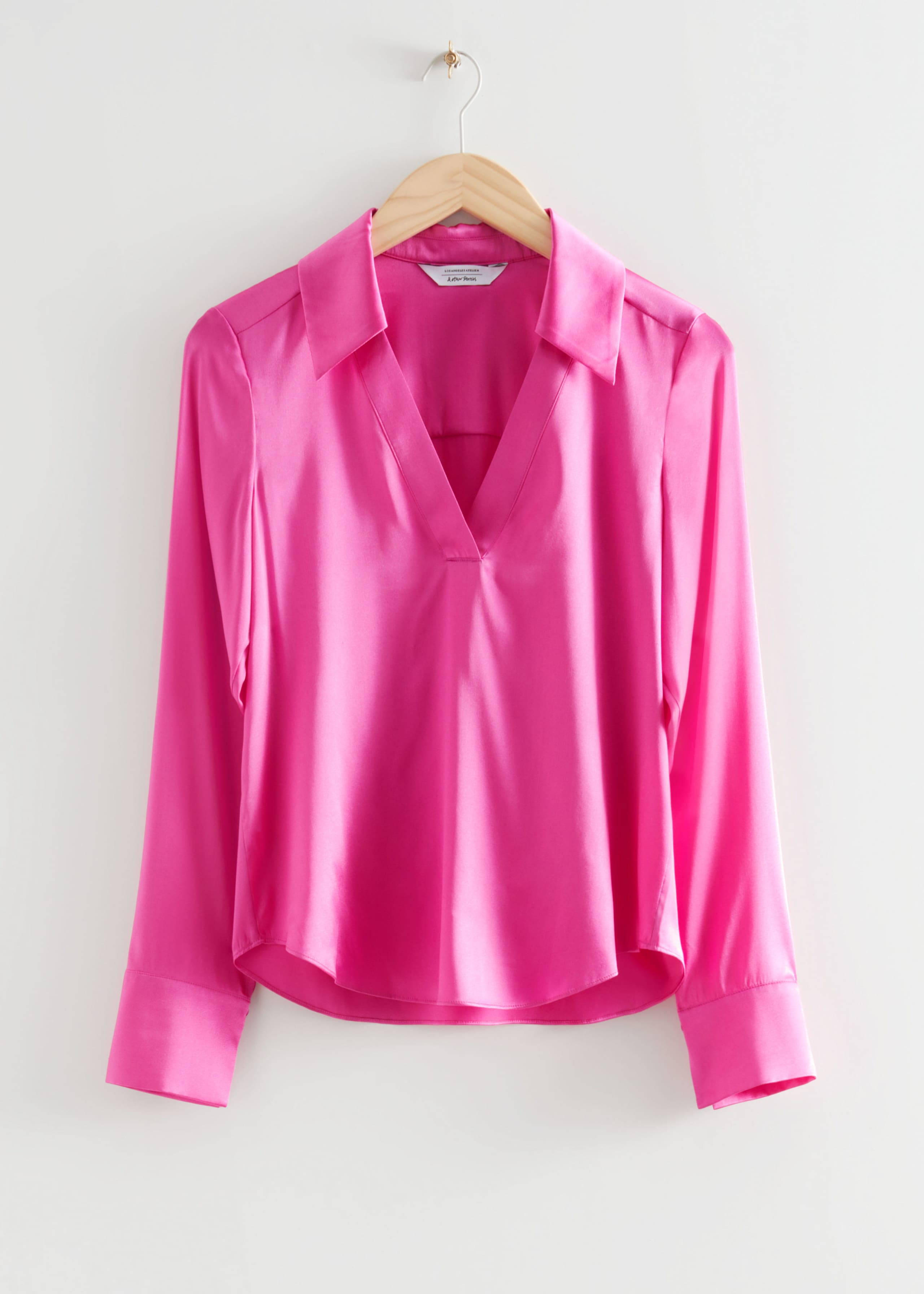 BoxyFitSilkShirt