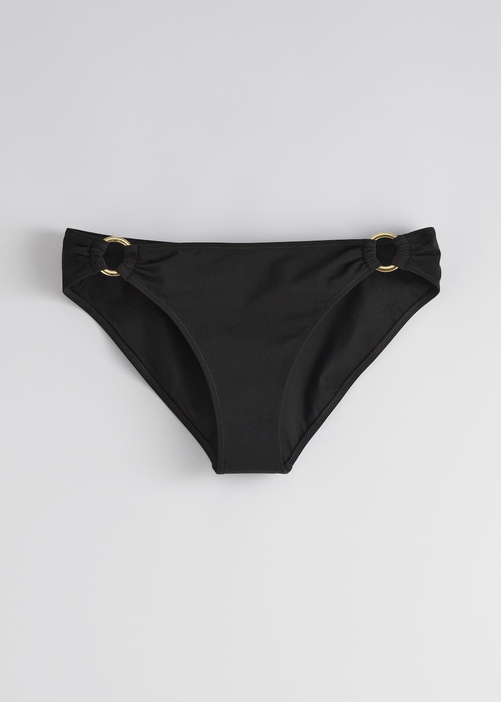 Ring-Detailed Bikini Briefs - Green - Still Life