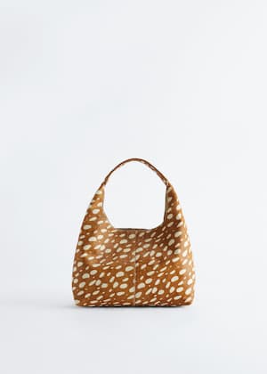 Beige/Faux Deer Print