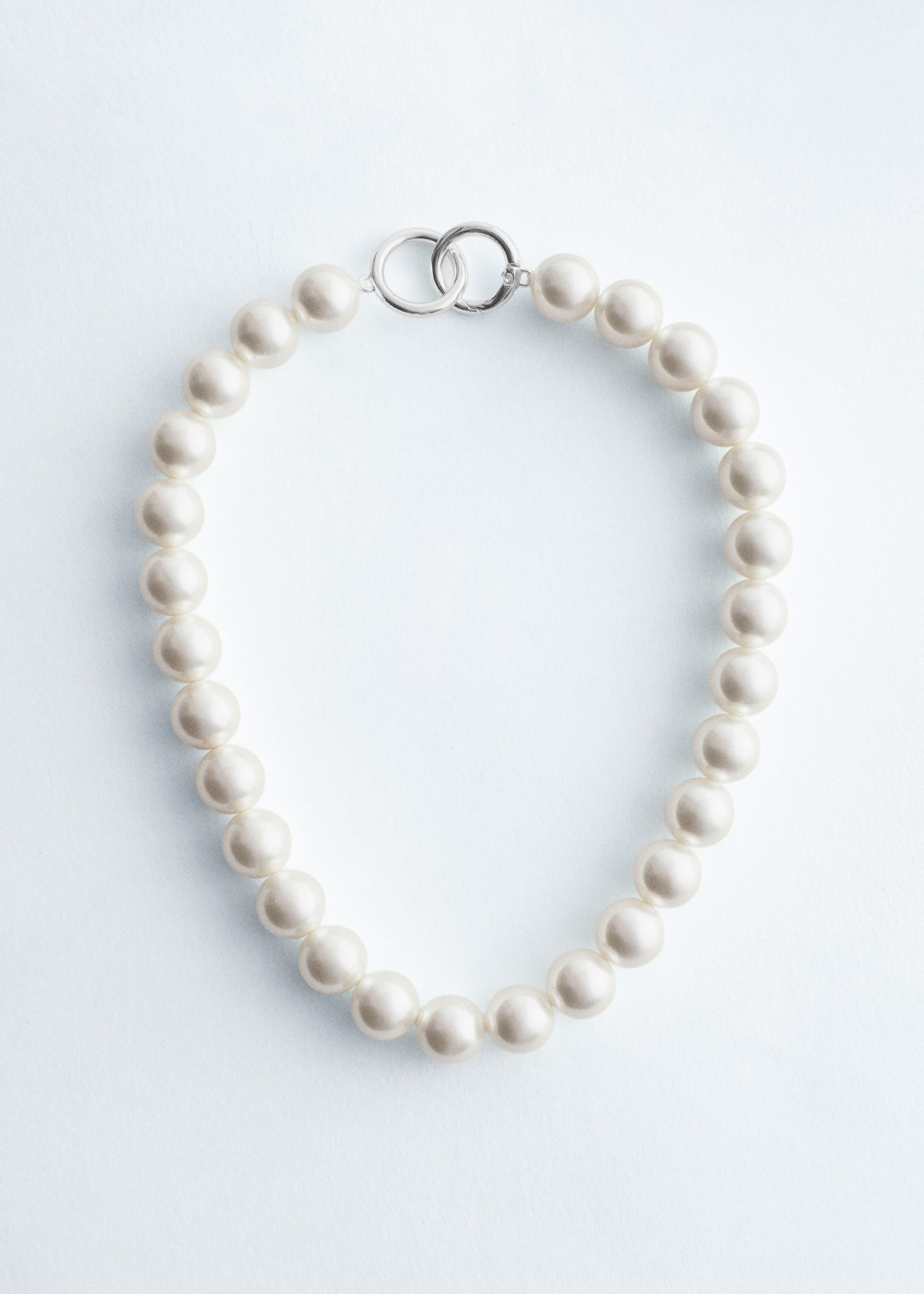 Image of Collar corto de cuentas esféricas