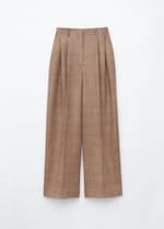 Dark Beige/Checked