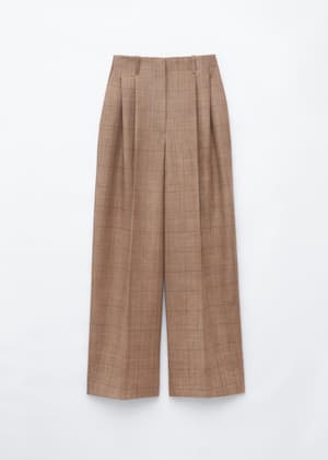 Dark Beige/Checked