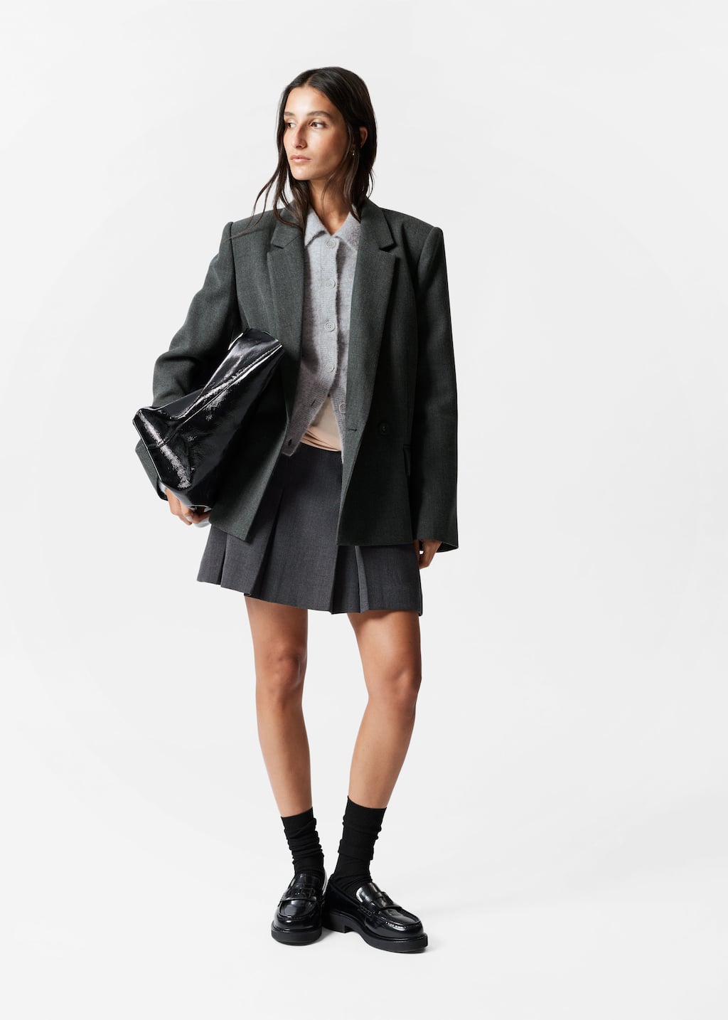 Collared Knit Cardigan