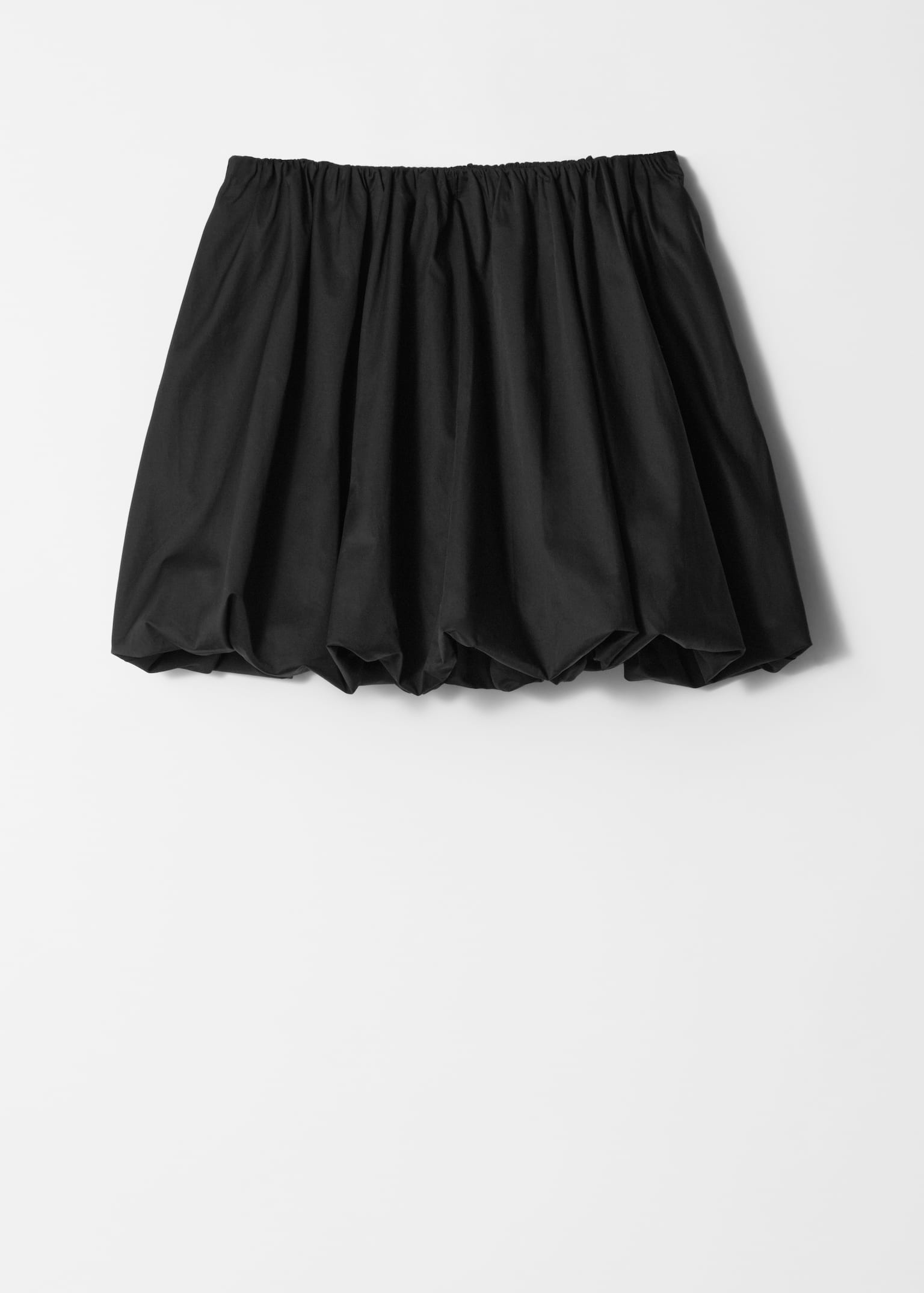 Bubble Mini Skirt - Black - 2