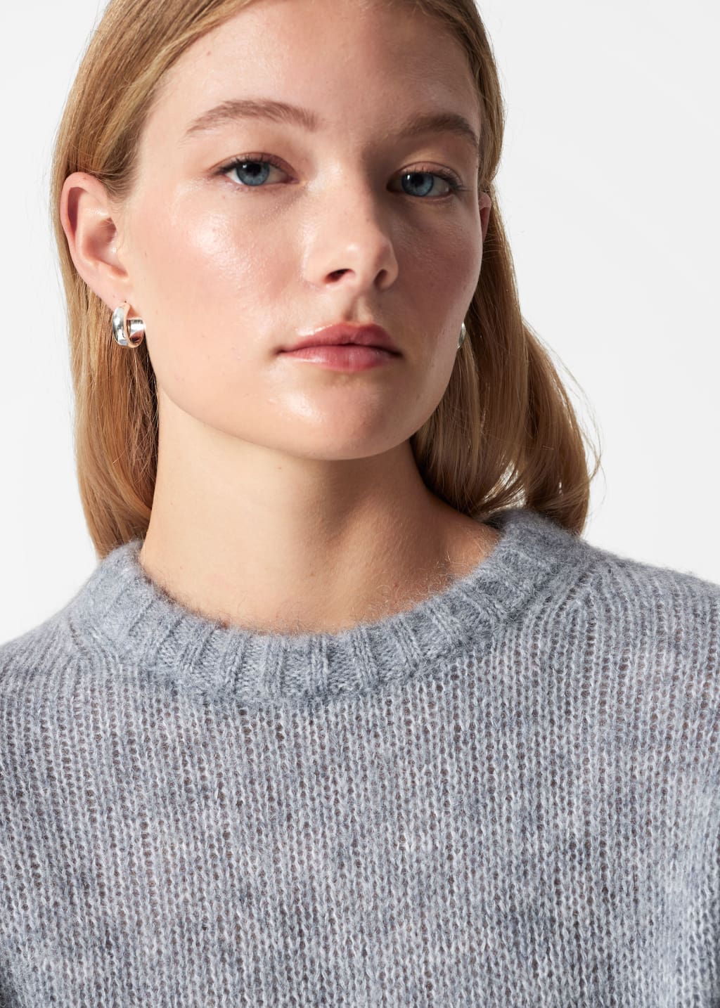 Image of Knitted Mohair-Blend T-Shirt