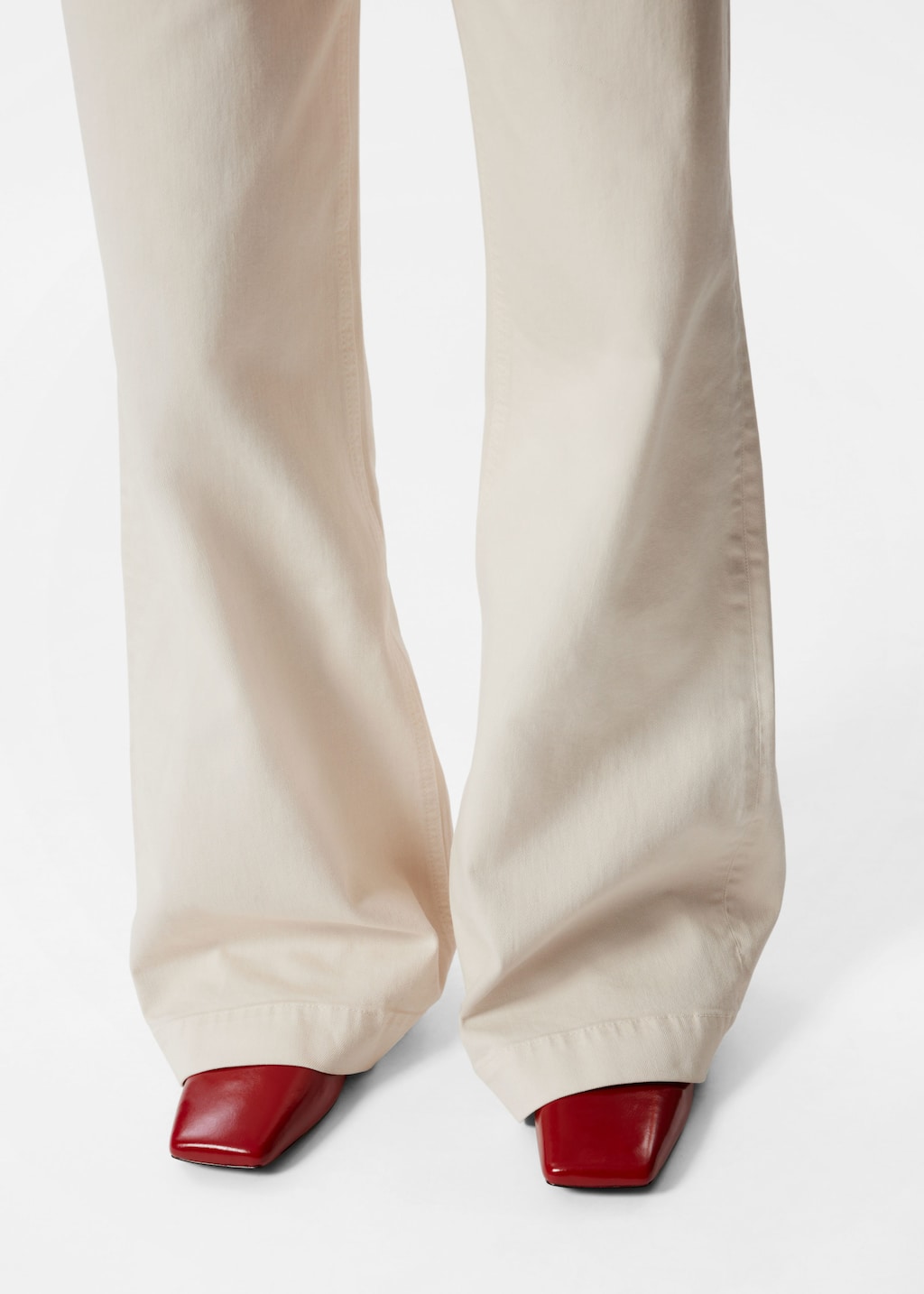 Image of High-Waist Flared Jeans