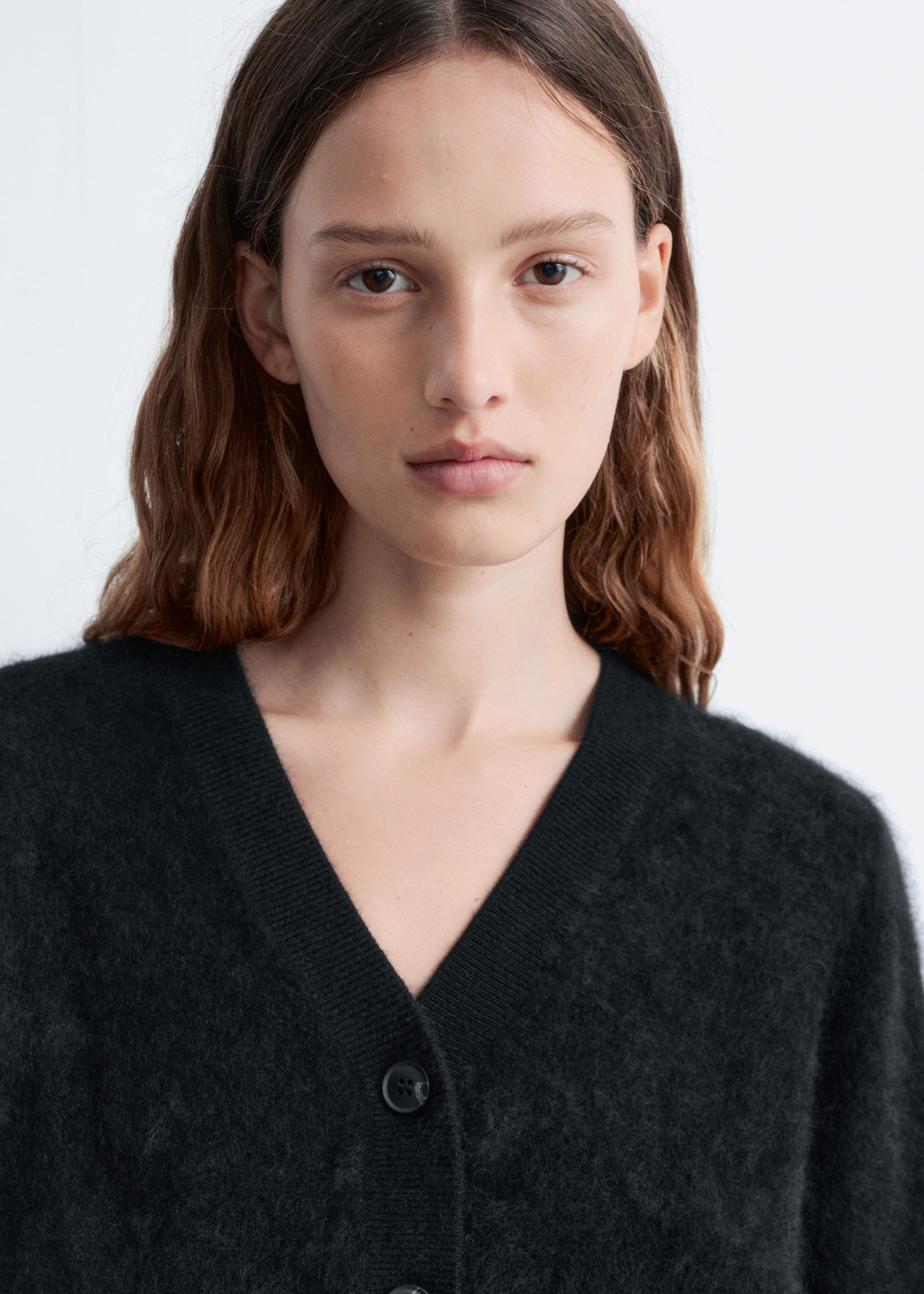 Image of Cropped Cashmere Cardigan