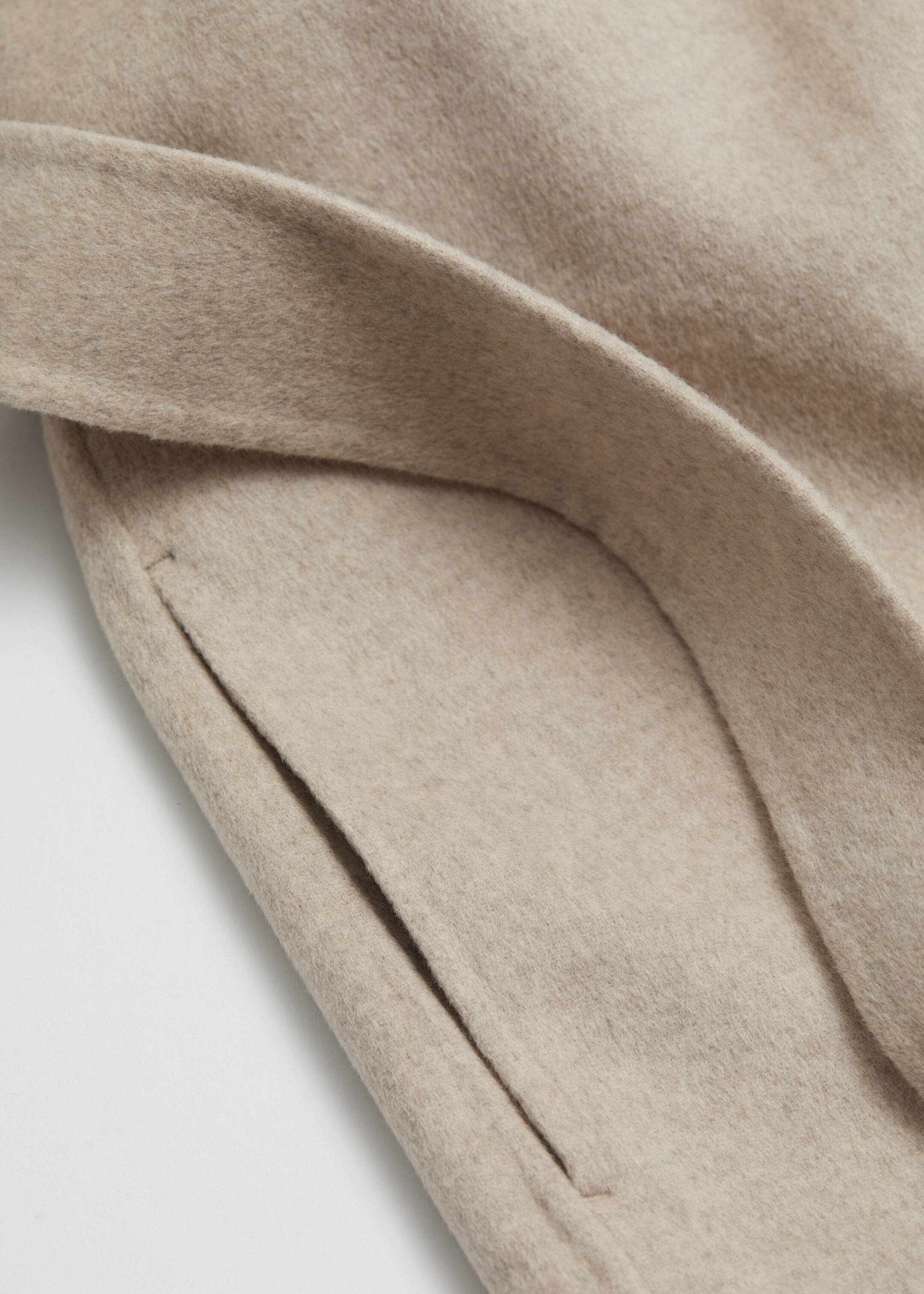 Agrandir l'image: Manteau court ceinturé en laine - Taupe - FEMME | H&M CH 4