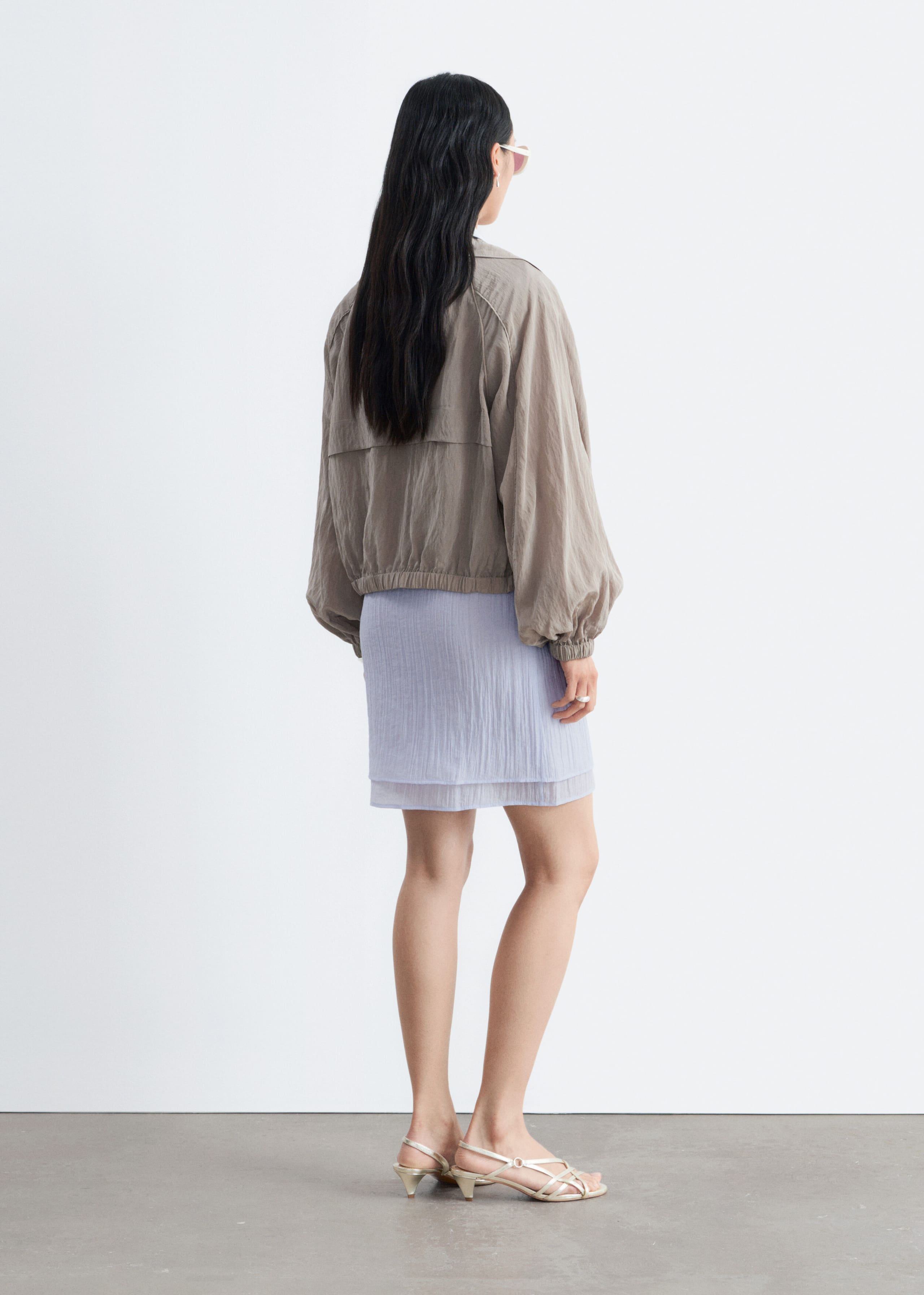 Image of Layered Mini Skirt