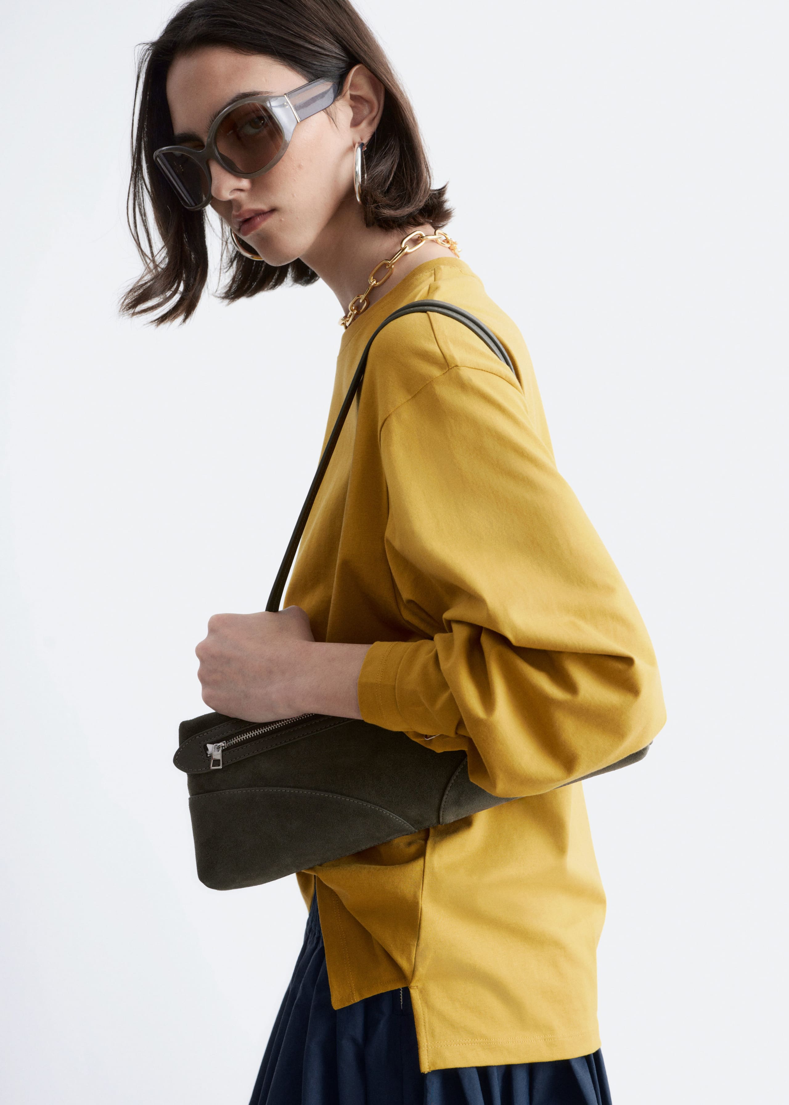 Image of Maglia in jersey a maniche lunghe