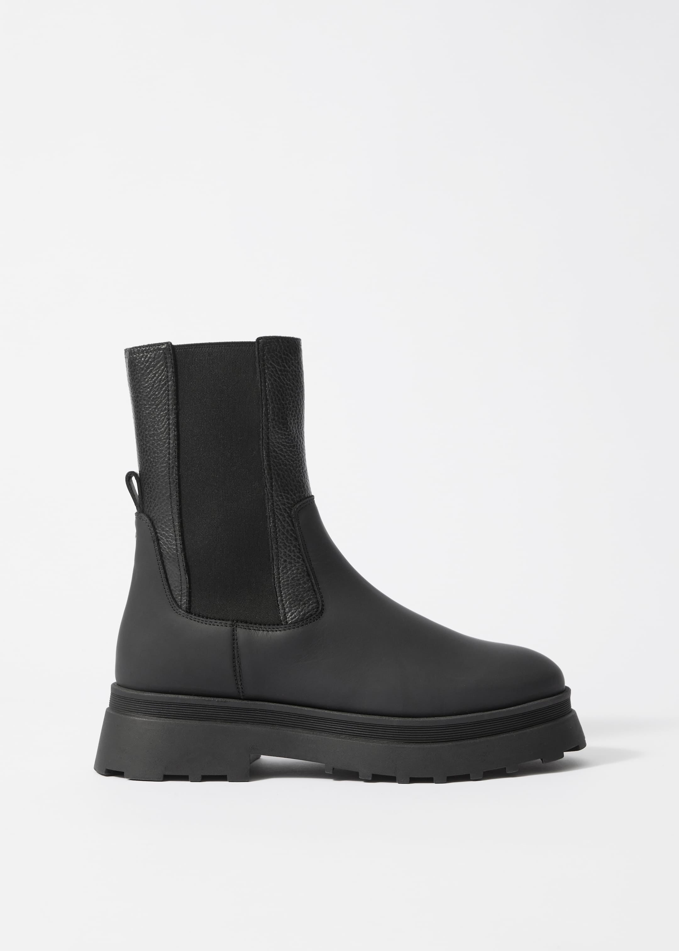 Ingrandisci l'immagine: Lined Leather Chelsea Boots - Black - DONNA | H&M CH 1