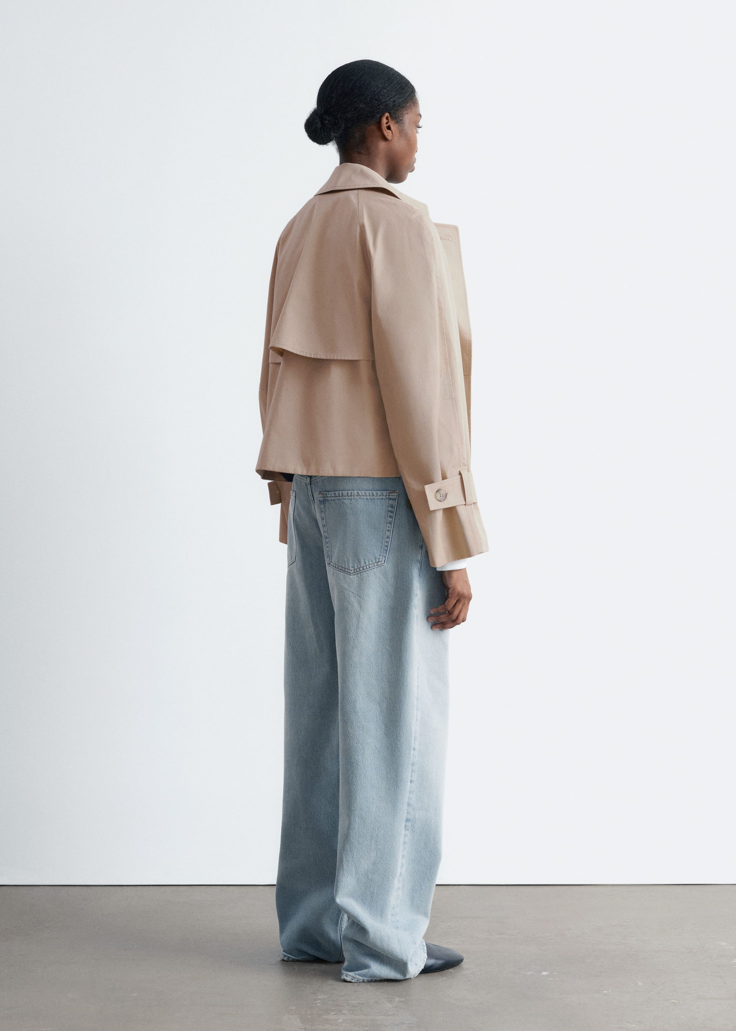 Image of Kurze Trenchcoat-Jacke