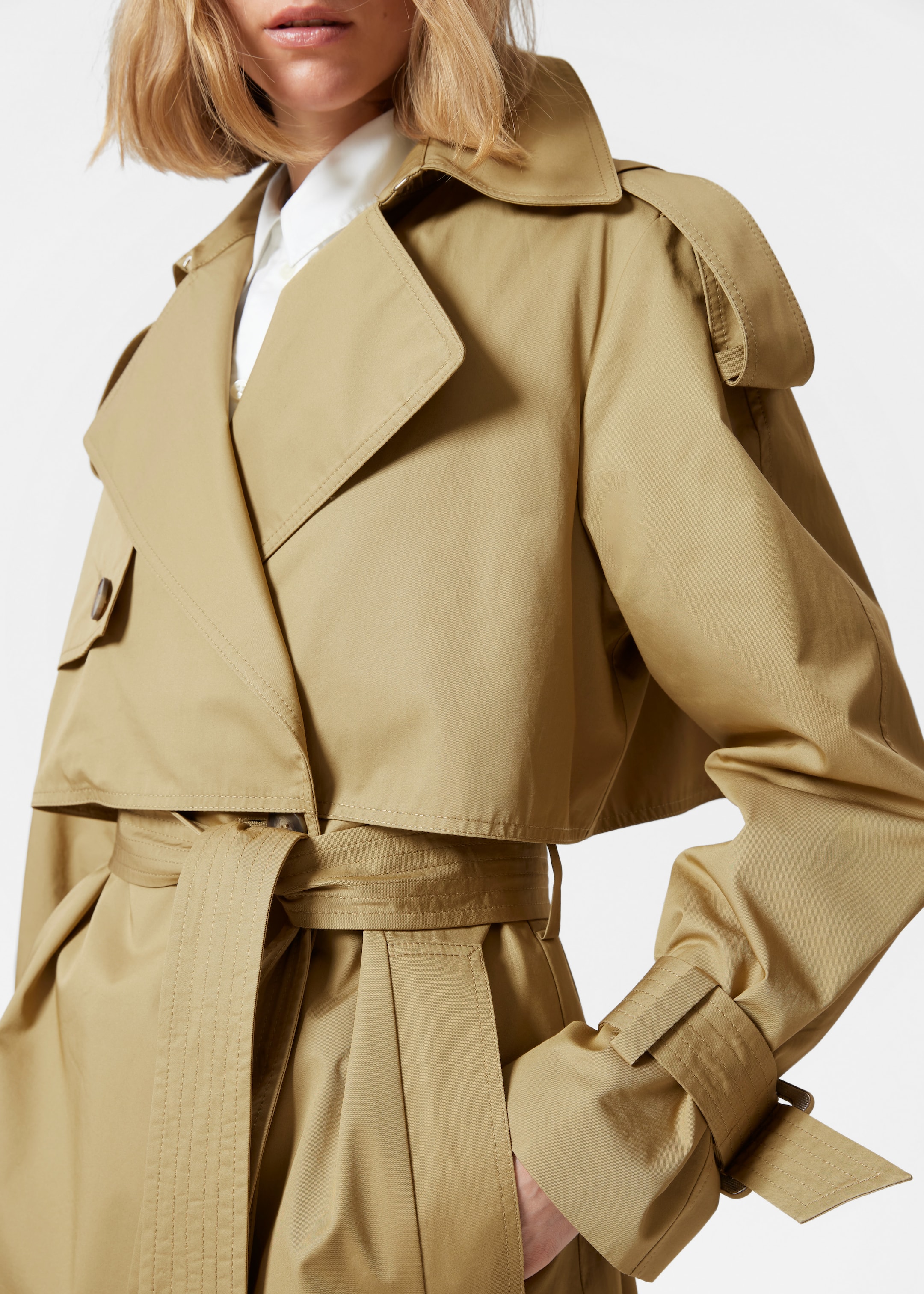 Grösseres Bild ansehen: Trenchcoat mit Gürtel - Khaki - DAMEN | H&M CH 6