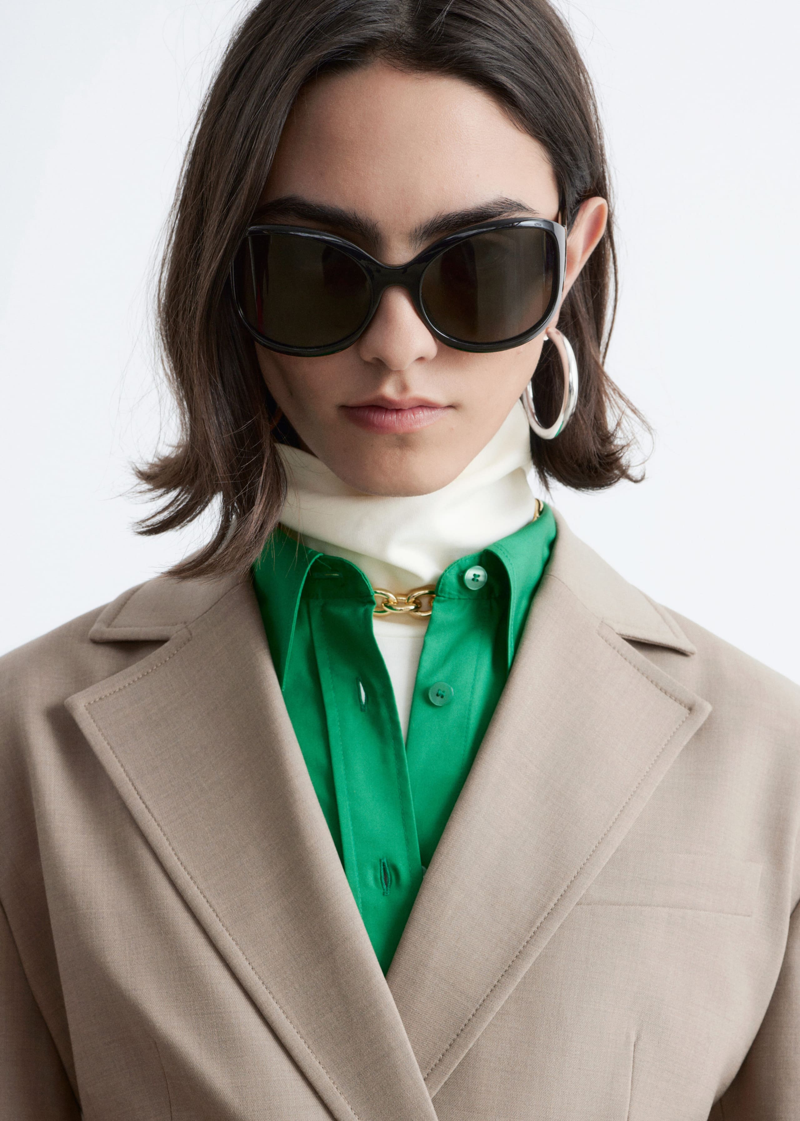 Tapered  Merino-Wool Blazer - Mole - Lookbook